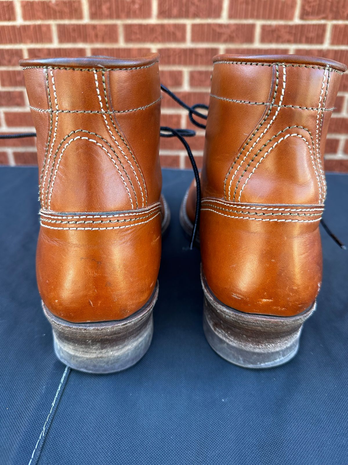 Photo by twg7 on March 1, 2024 of the John Lofgren Donkey Puncher Boots in Badalassi Carlo Cognac Minerva.