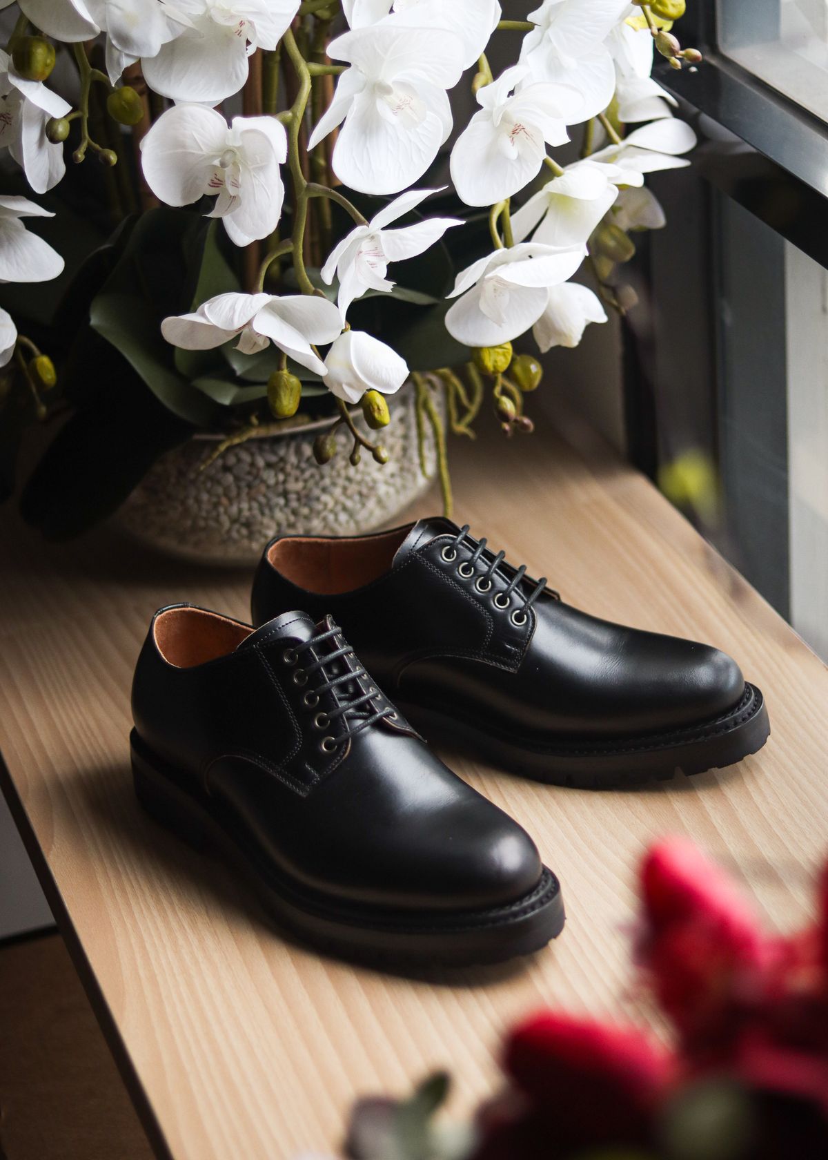 Photo by januardwijuang on February 28, 2025 of the Dons Original derby shoes in Indonesian Black Teacore.