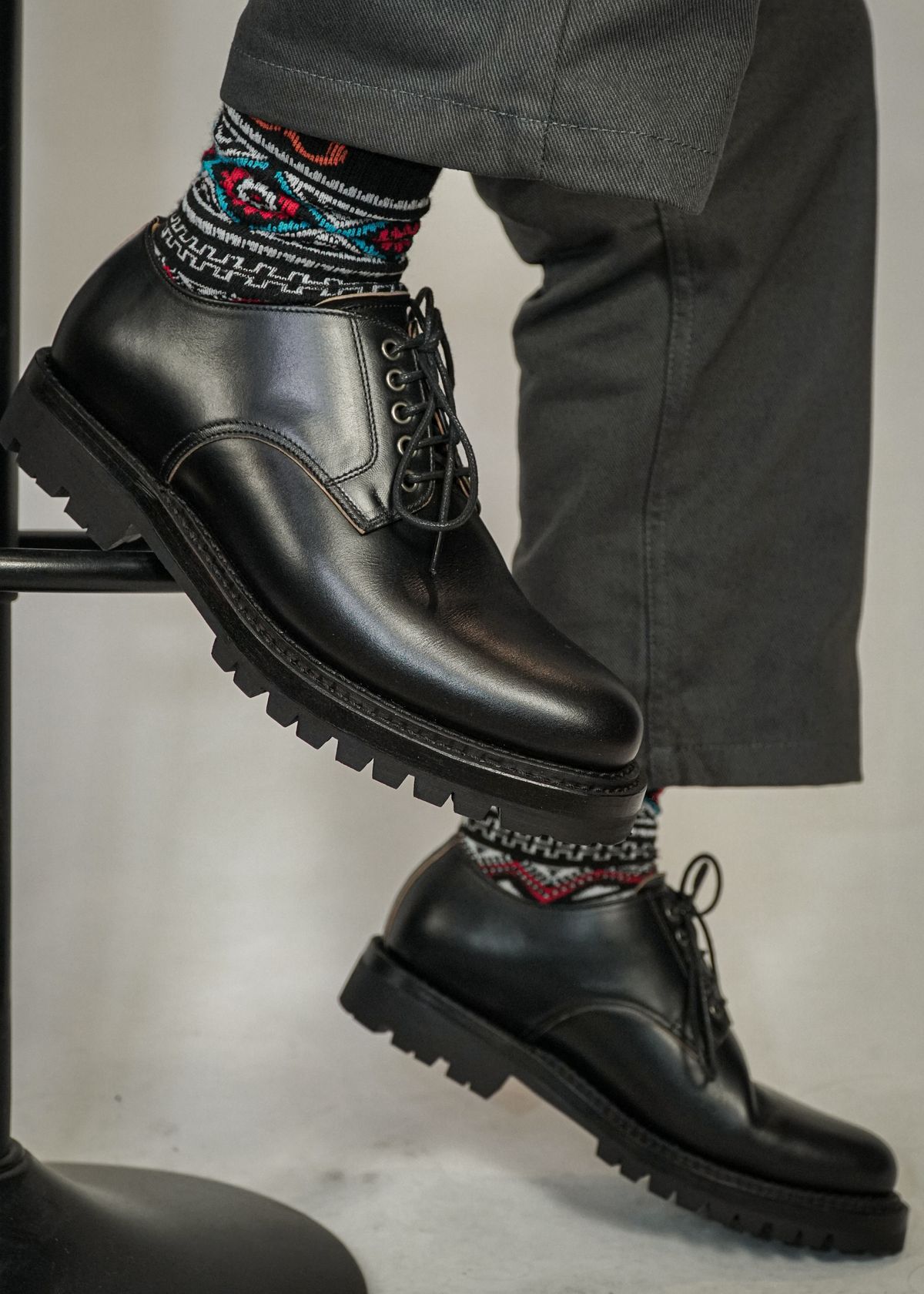 Photo by januardwijuang on March 4, 2025 of the Dons Original derby shoes in Indonesian Black Teacore.