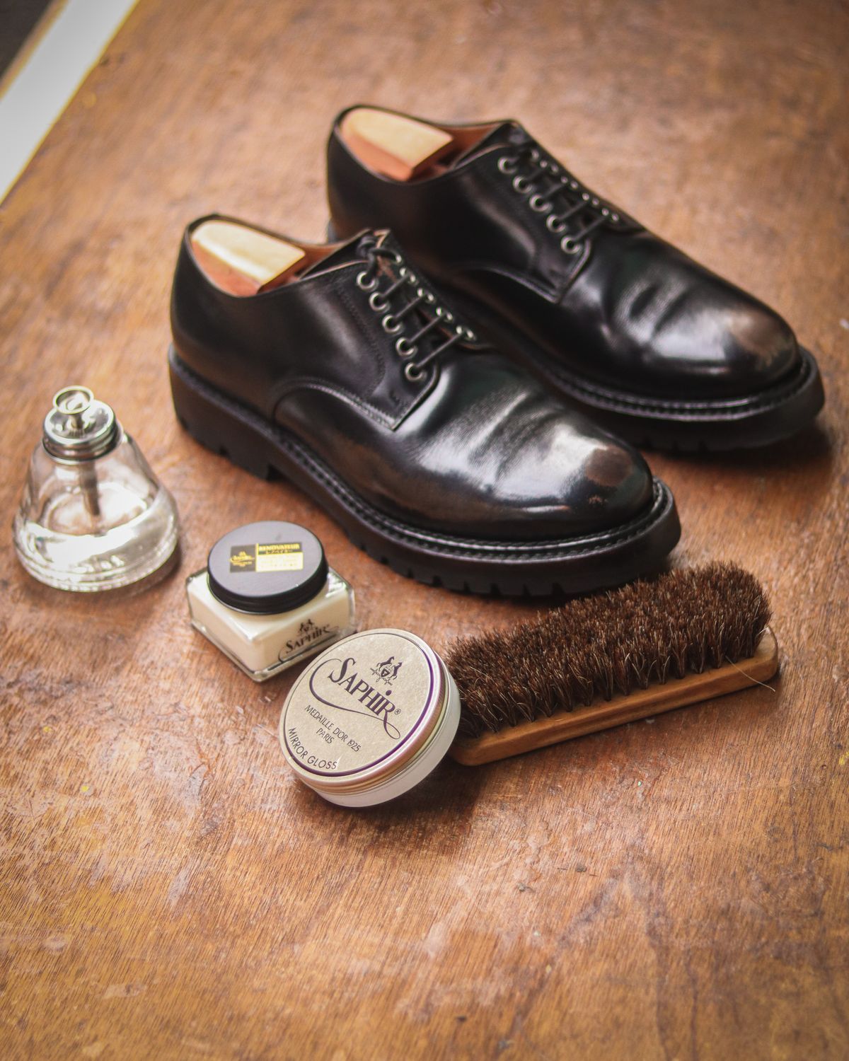 Photo by januardwijuang on August 5, 2025 of the Dons Original derby shoes in Indonesian Black Teacore.