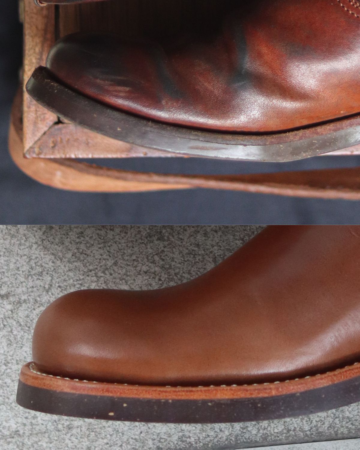 Photo by januardwijuang on May 5, 2025 of the Briselblack The Keeper 'Type 2' Engineer Boot in Toscanello Waxed Horsebutt Maryam Tannery.