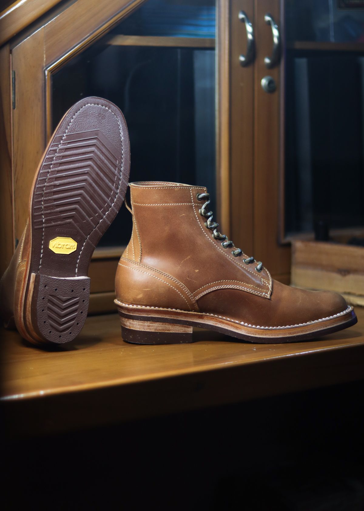 Photo by januardwijuang on September 22, 2025 of the JanSewn Boots JS-200 in indonesian Tan Pull Up.