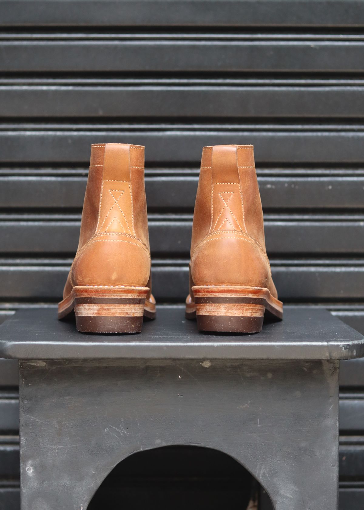 Photo by januardwijuang on September 30, 2025 of the JanSewn Boots JS-200 in indonesian Tan Pull Up.
