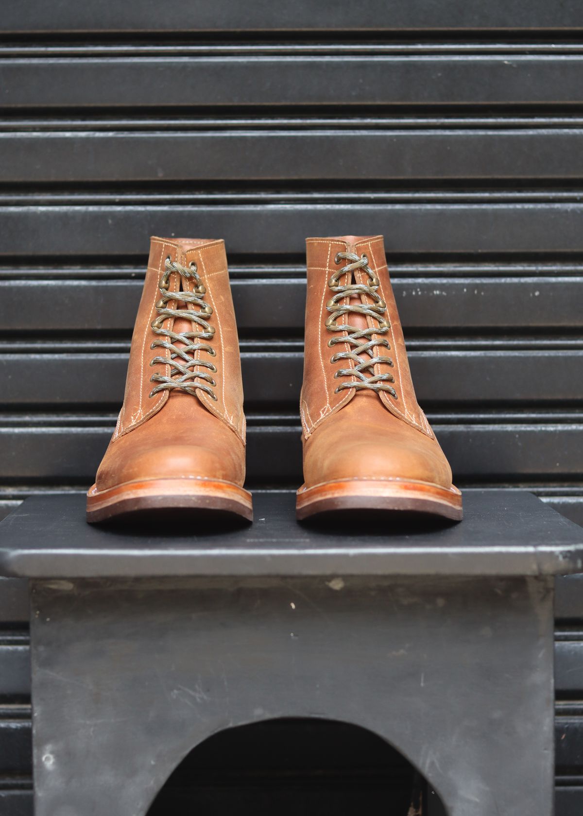 Photo by januardwijuang on September 30, 2025 of the JanSewn Boots JS-200 in indonesian Tan Pull Up.
