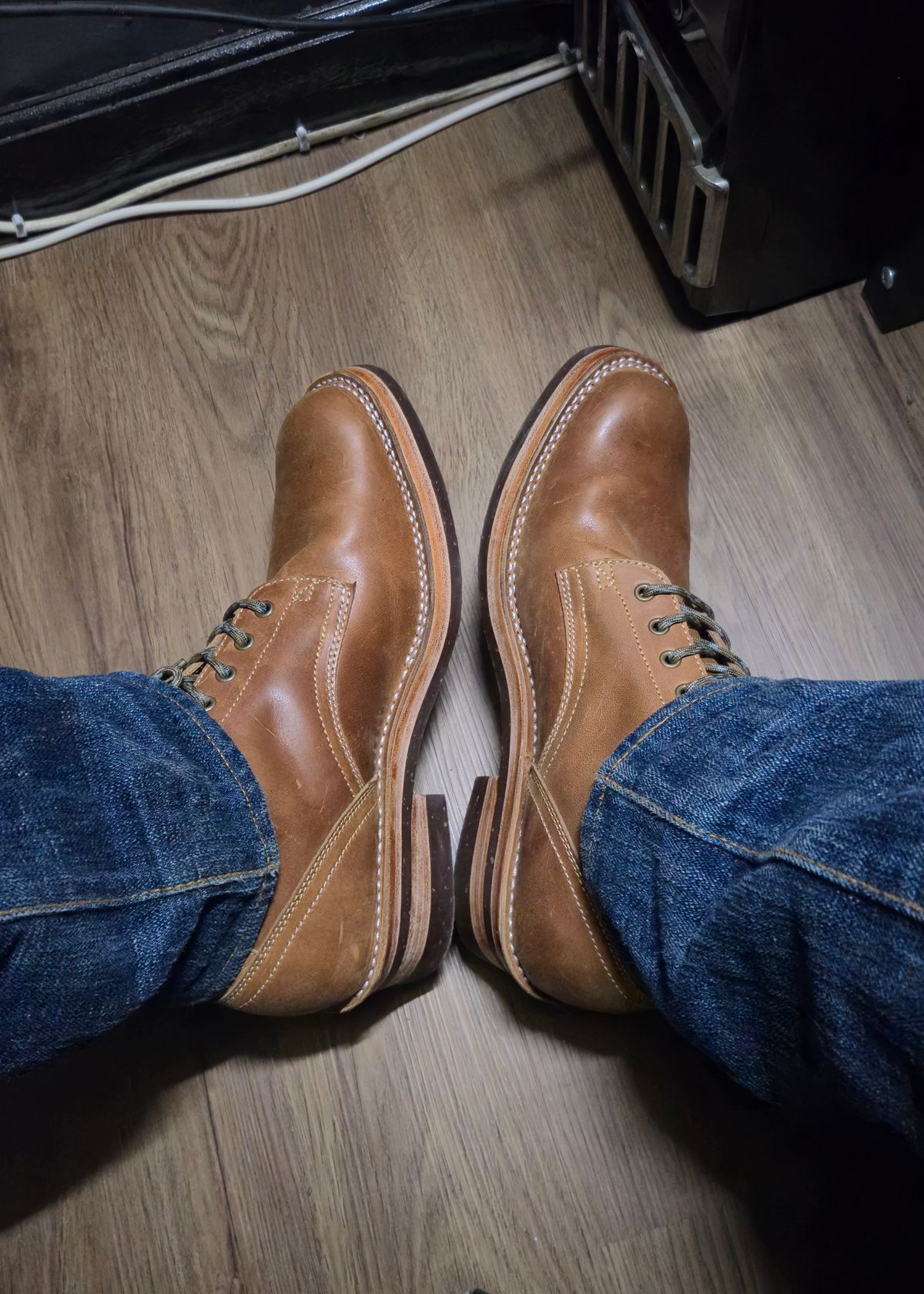 Photo by januardwijuang on October 13, 2025 of the JanSewn Boots JS-200 in indonesian Tan Pull Up.