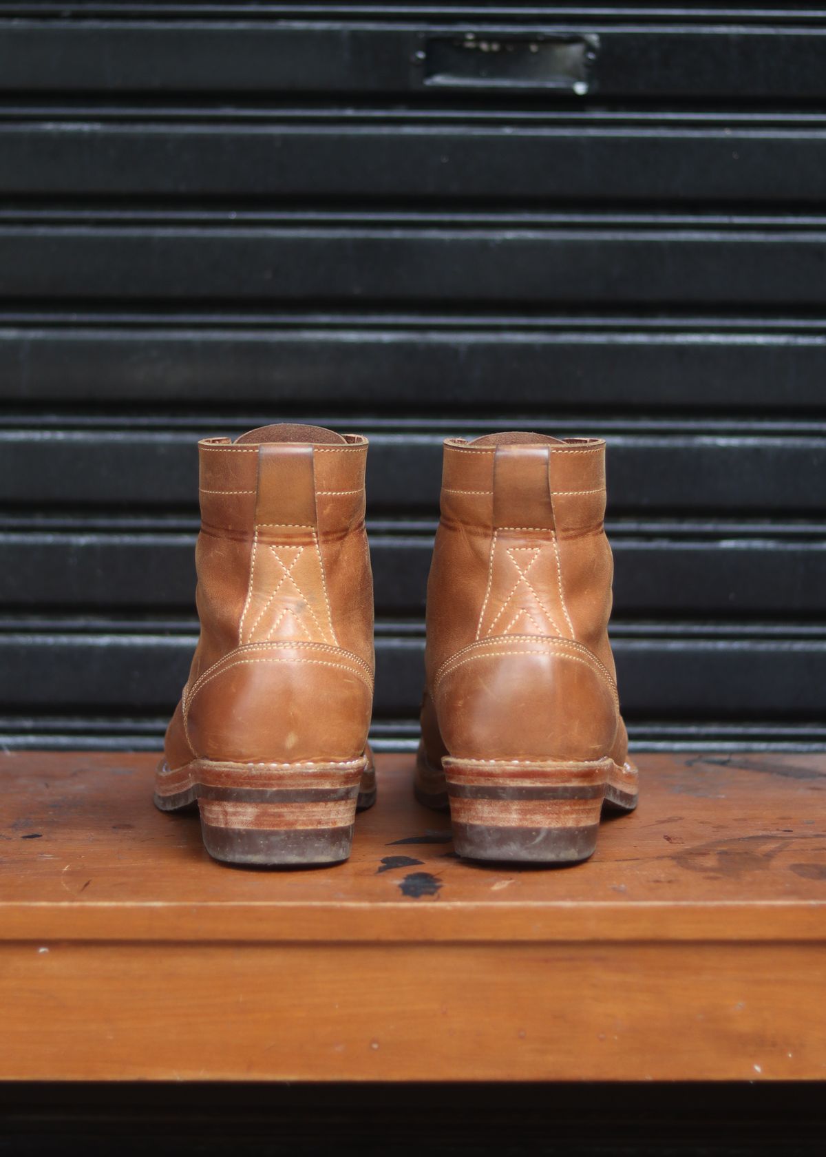 Photo by januardwijuang on November 4, 2025 of the JanSewn Boots JS-200 in indonesian Tan Pull Up.