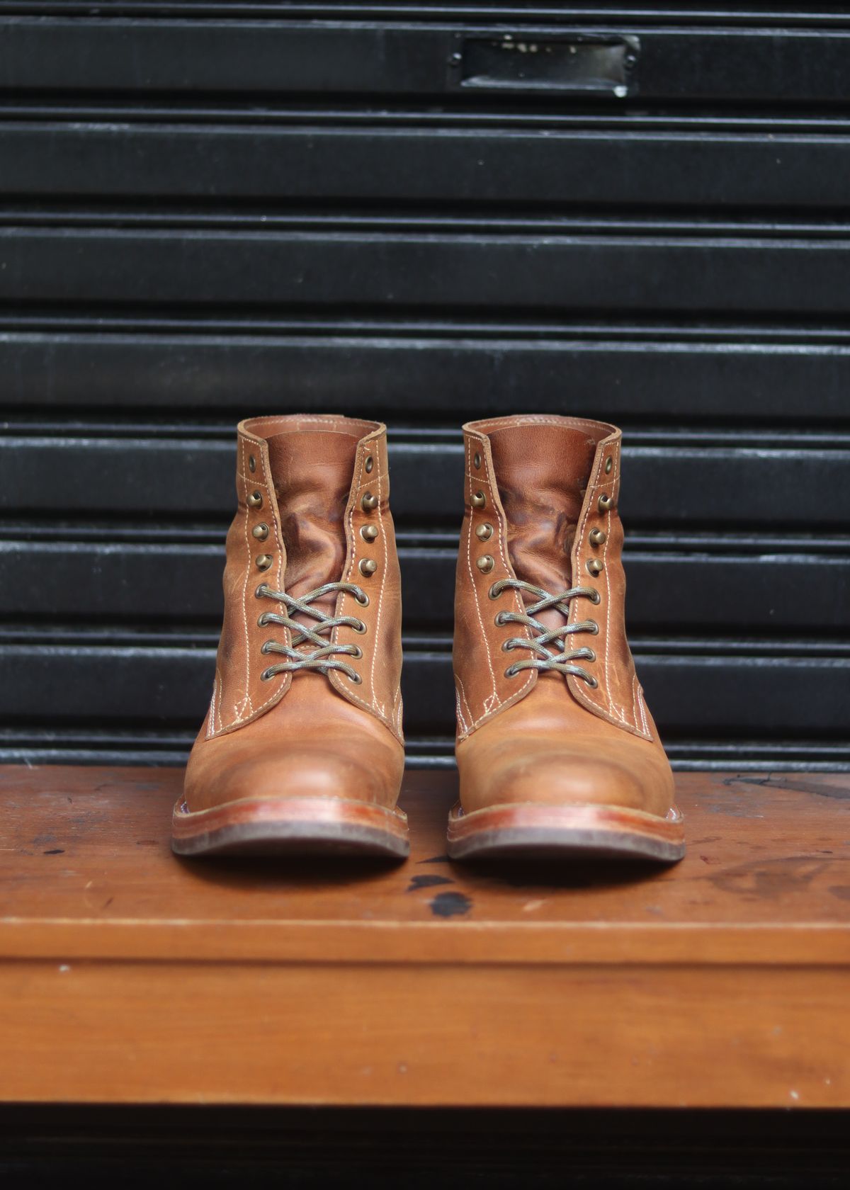 Photo by januardwijuang on November 4, 2025 of the JanSewn Boots JS-200 in indonesian Tan Pull Up.