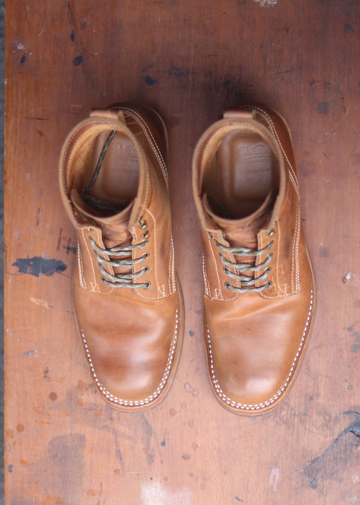 Photo by januardwijuang on November 4, 2025 of the JanSewn Boots JS-200 in indonesian Tan Pull Up.