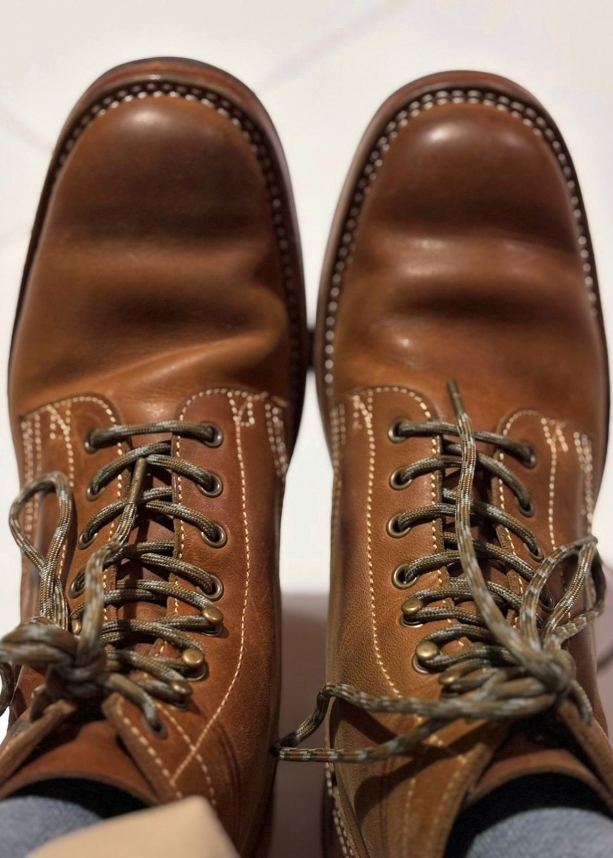 Photo by januardwijuang on November 18, 2025 of the JanSewn Boots JS-200 in indonesian Tan Pull Up.