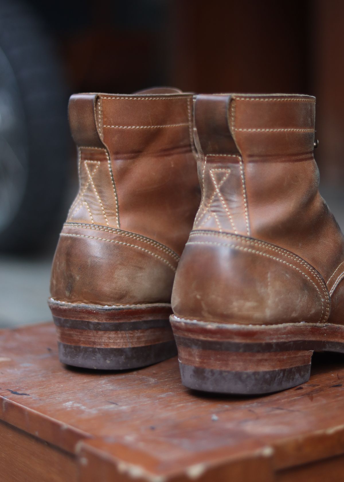 Photo by januardwijuang on November 30, 2025 of the JanSewn Boots JS-200 in indonesian Tan Pull Up.