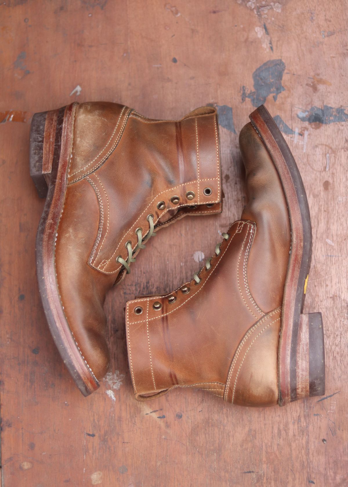 Photo by januardwijuang on November 30, 2025 of the JanSewn Boots JS-200 in indonesian Tan Pull Up.