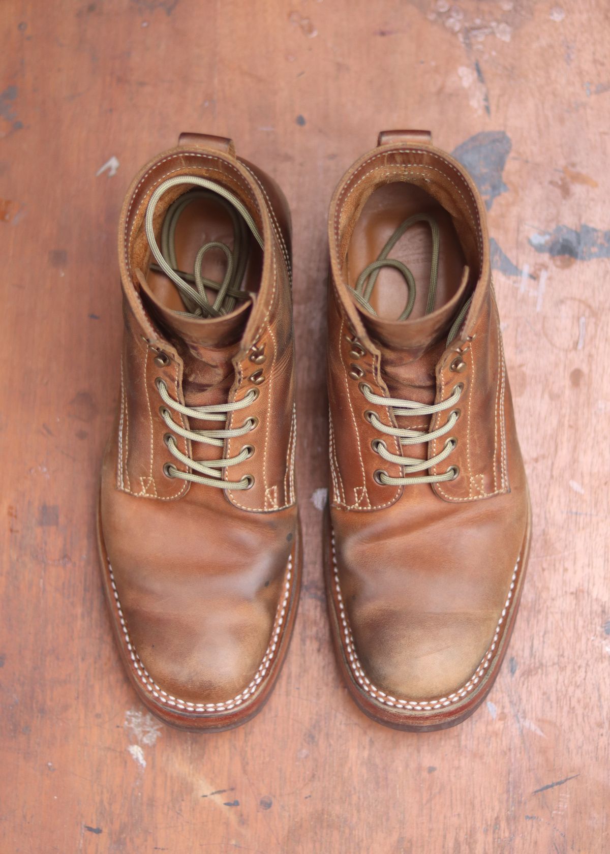 Photo by januardwijuang on November 30, 2025 of the JanSewn Boots JS-200 in indonesian Tan Pull Up.