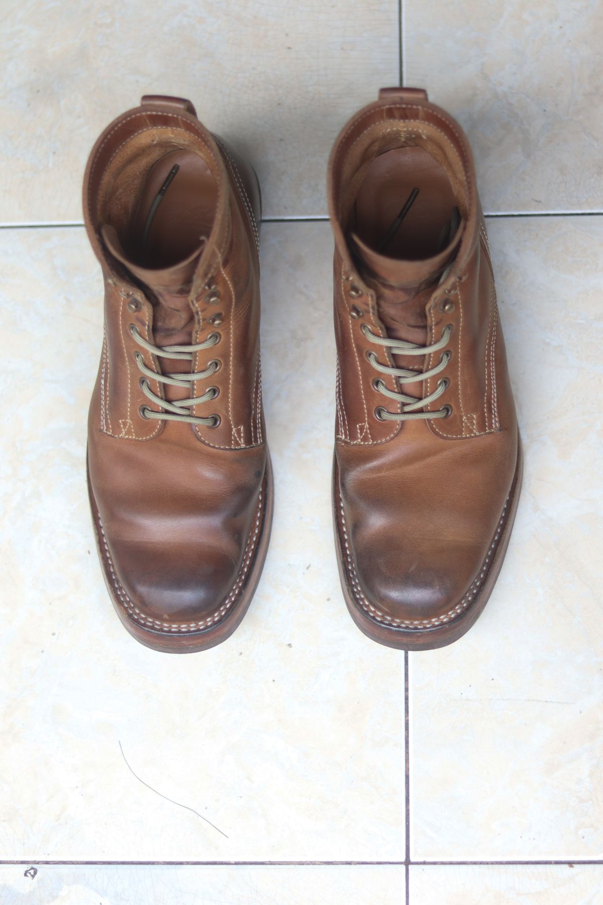 Photo by januardwijuang on January 1, 2026 of the JanSewn Boots JS-200 in indonesian Tan Pull Up.