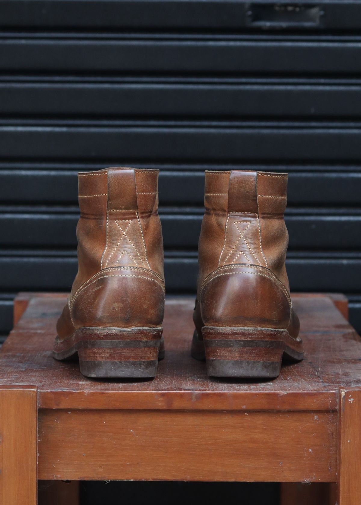 Photo by januardwijuang on February 3, 2026 of the JanSewn Boots JS-200 in indonesian Tan Pull Up.