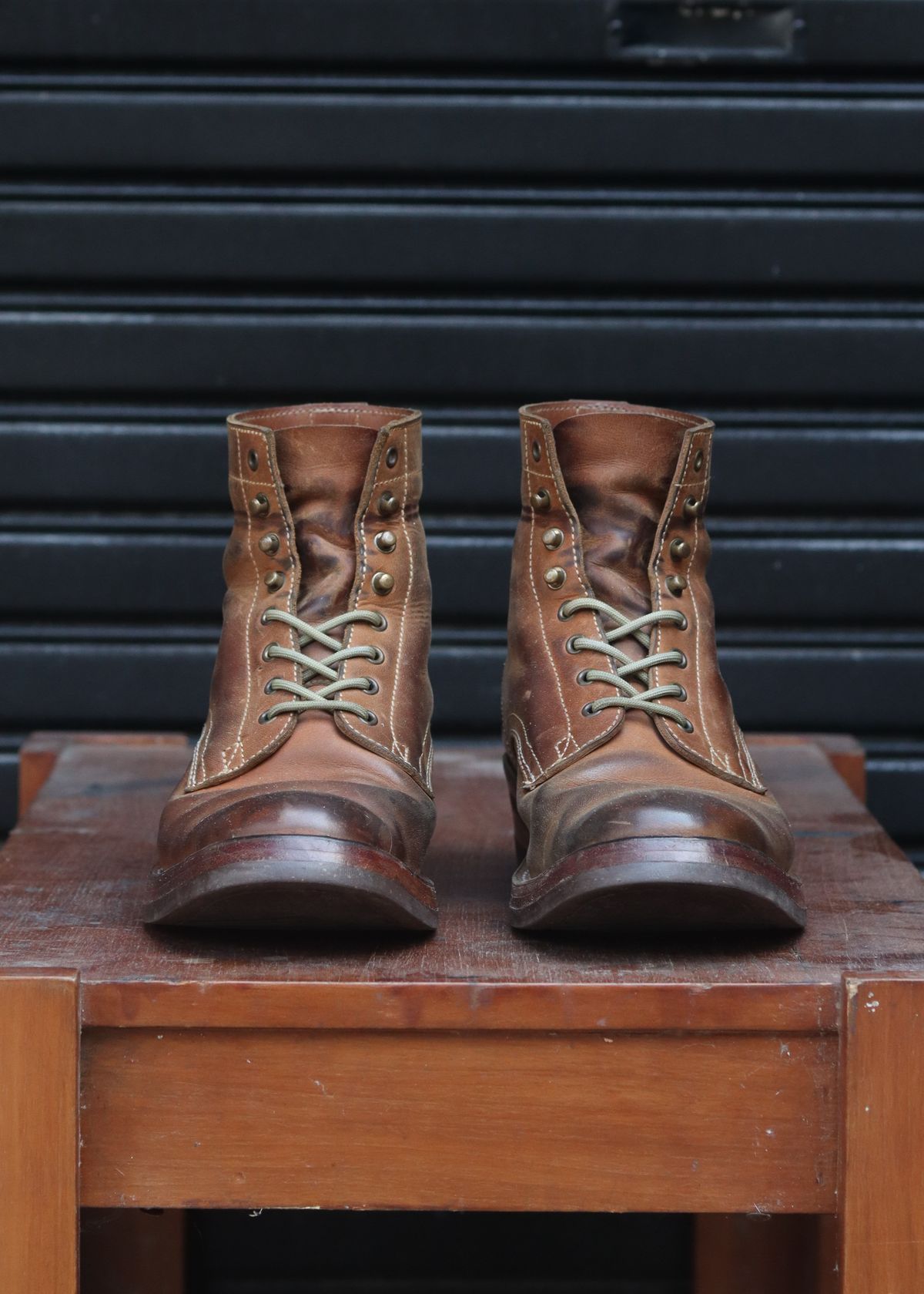 Photo by januardwijuang on February 3, 2026 of the JanSewn Boots JS-200 in indonesian Tan Pull Up.