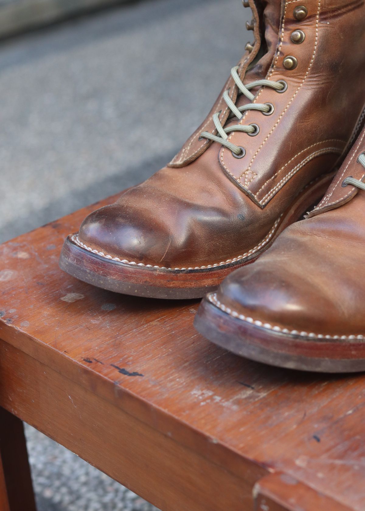 Photo by januardwijuang on February 3, 2026 of the JanSewn Boots JS-200 in indonesian Tan Pull Up.