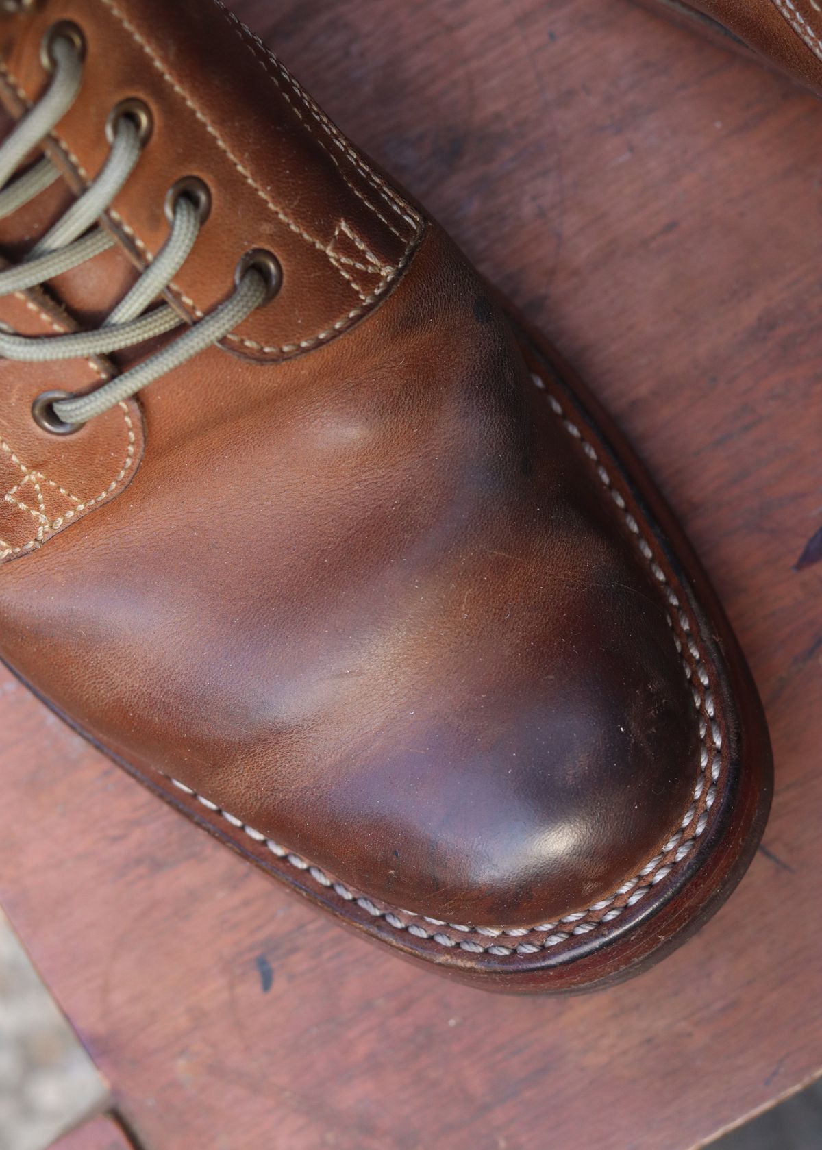 Photo by januardwijuang on February 3, 2026 of the JanSewn Boots JS-200 in indonesian Tan Pull Up.