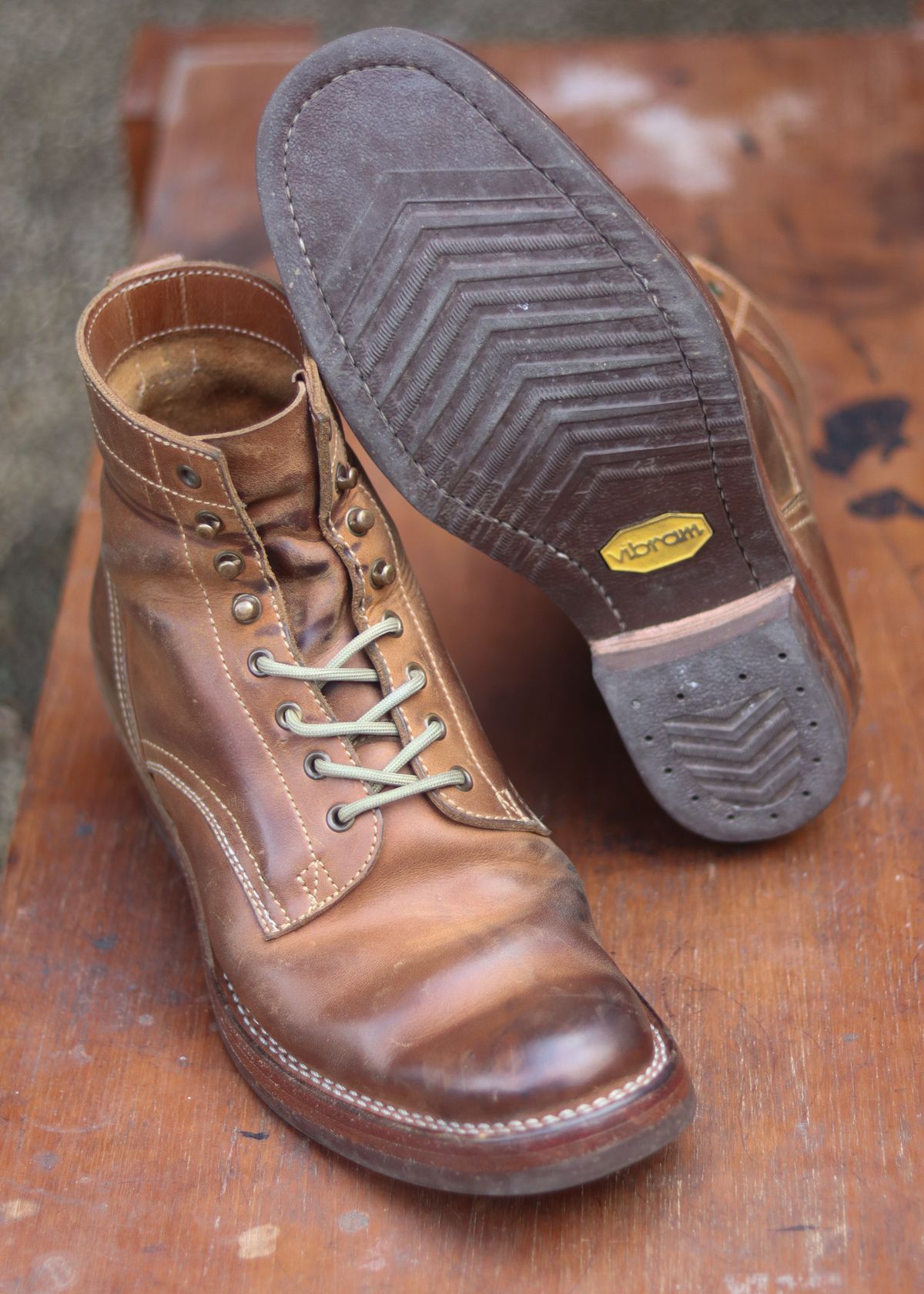 Photo by januardwijuang on March 1, 2026 of the JanSewn Boots JS-200 in indonesian Tan Pull Up.