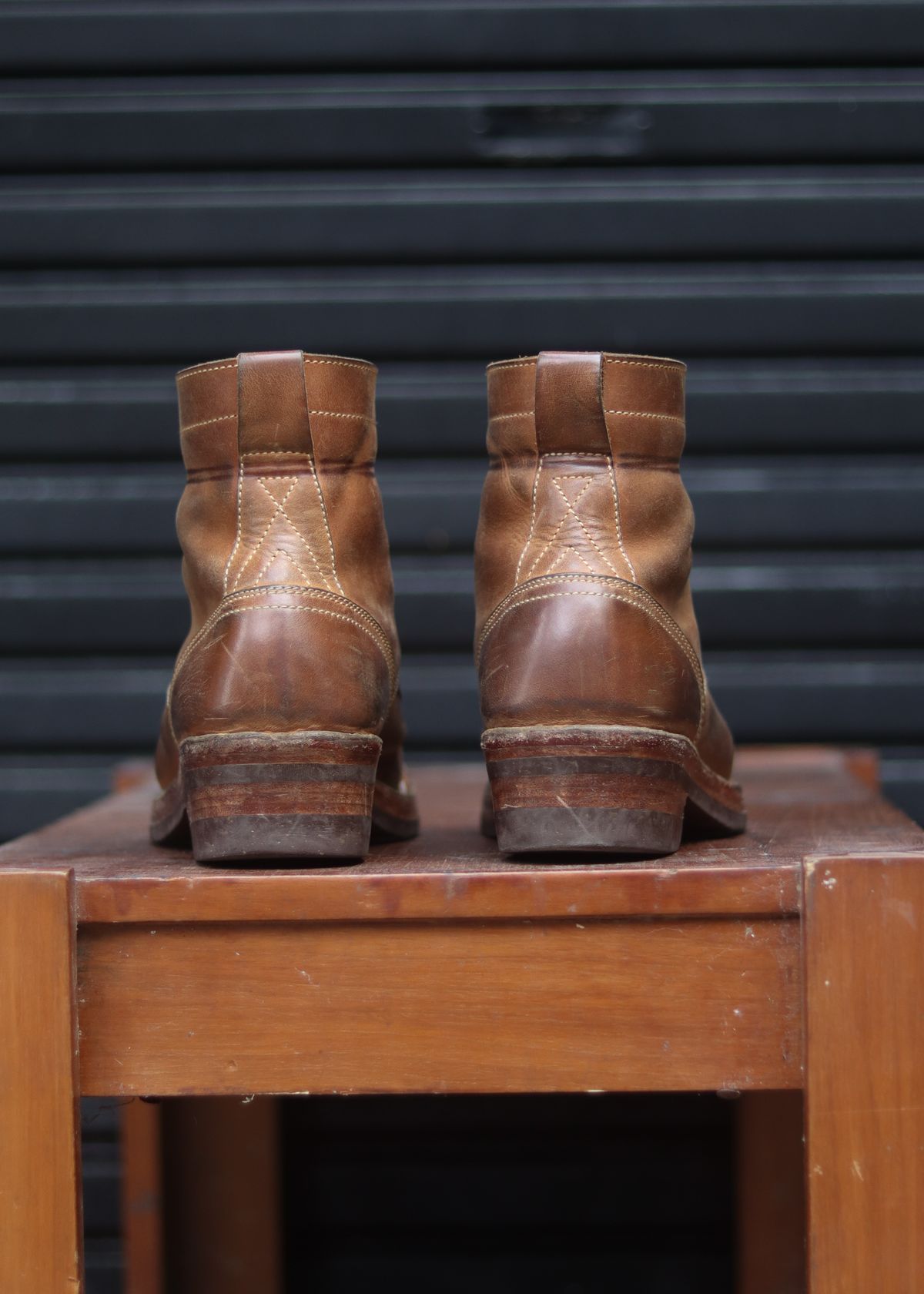 Photo by januardwijuang on March 1, 2026 of the JanSewn Boots JS-200 in indonesian Tan Pull Up.