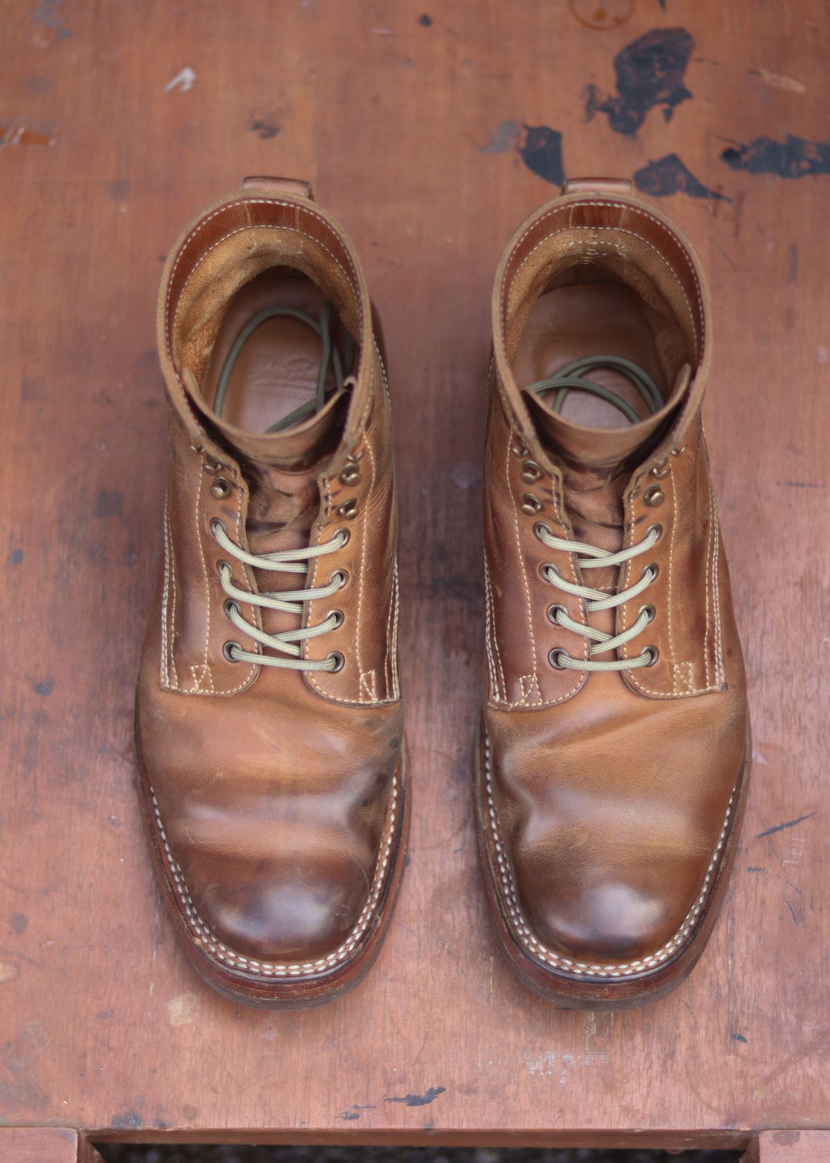 Photo by januardwijuang on March 1, 2026 of the JanSewn Boots JS-200 in indonesian Tan Pull Up.