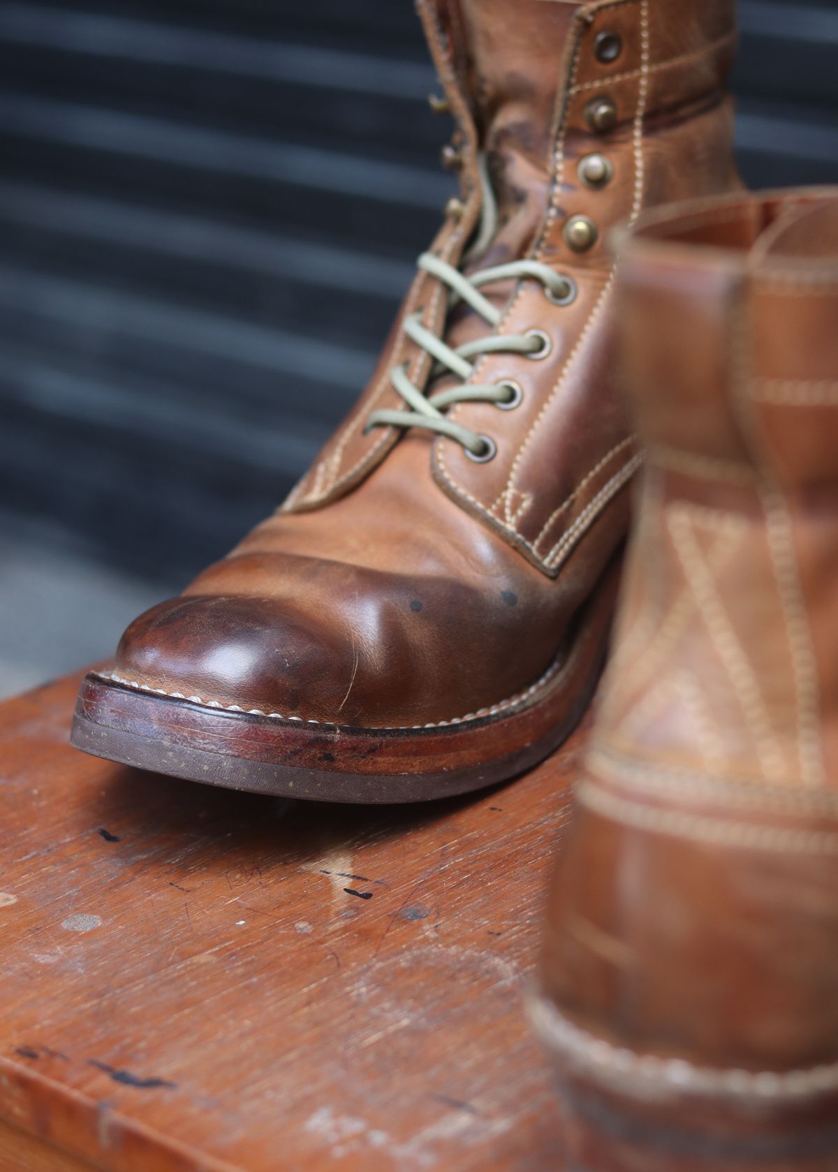 Photo by januardwijuang on March 31, 2026 of the JanSewn Boots JS-200 in indonesian Tan Pull Up.