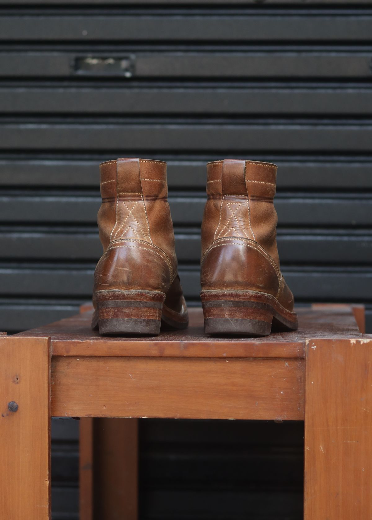 Photo by januardwijuang on March 31, 2026 of the JanSewn Boots JS-200 in indonesian Tan Pull Up.