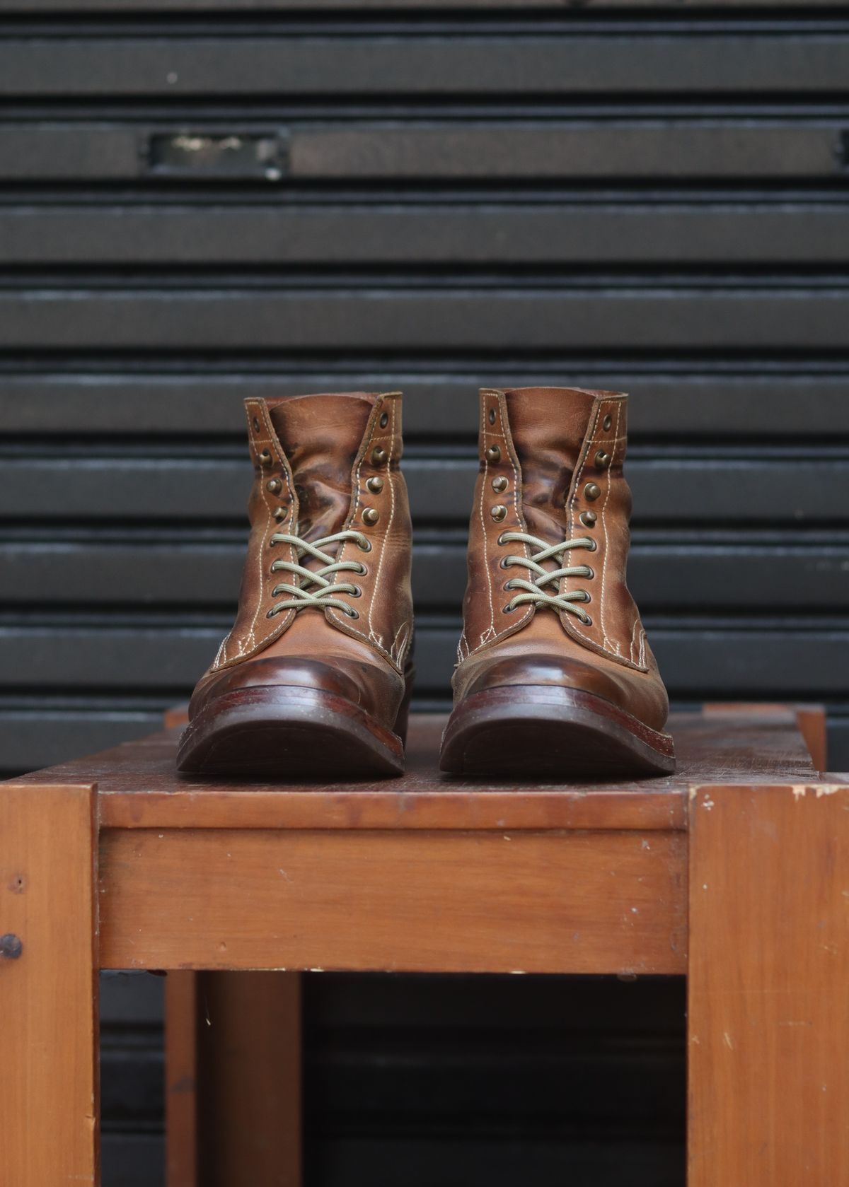 Photo by januardwijuang on March 31, 2026 of the JanSewn Boots JS-200 in indonesian Tan Pull Up.