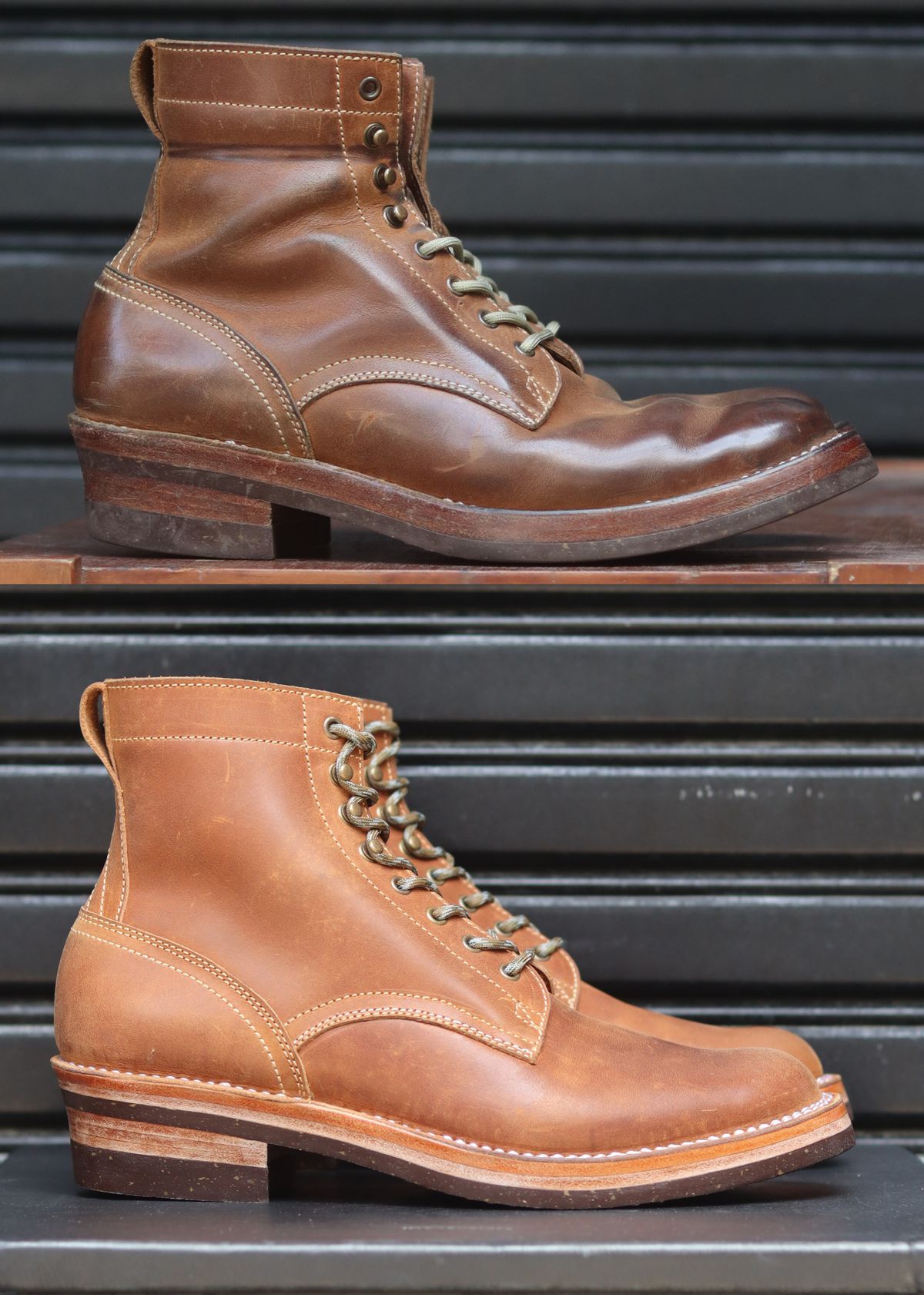 Photo by januardwijuang on April 1, 2026 of the JanSewn Boots JS-200 in indonesian Tan Pull Up.