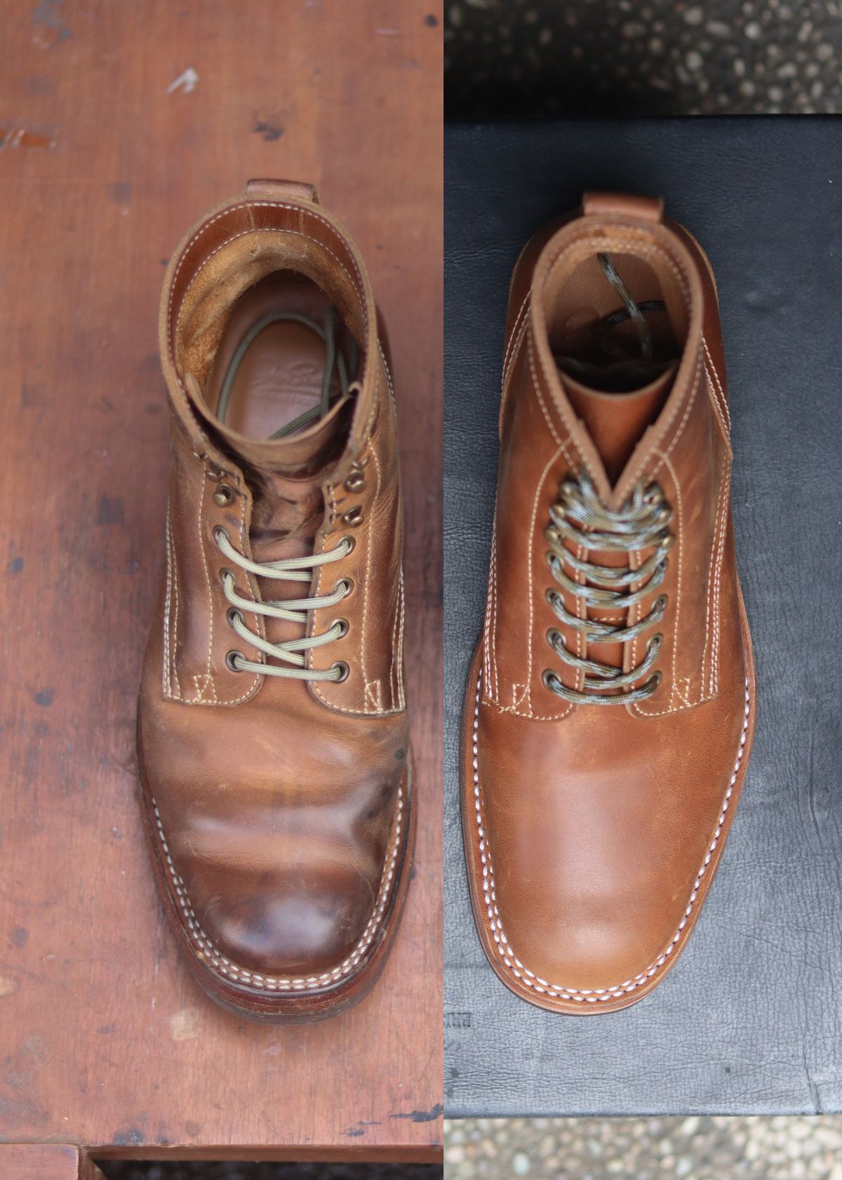 Photo by januardwijuang on April 15, 2026 of the JanSewn Boots JS-200 in indonesian Tan Pull Up.