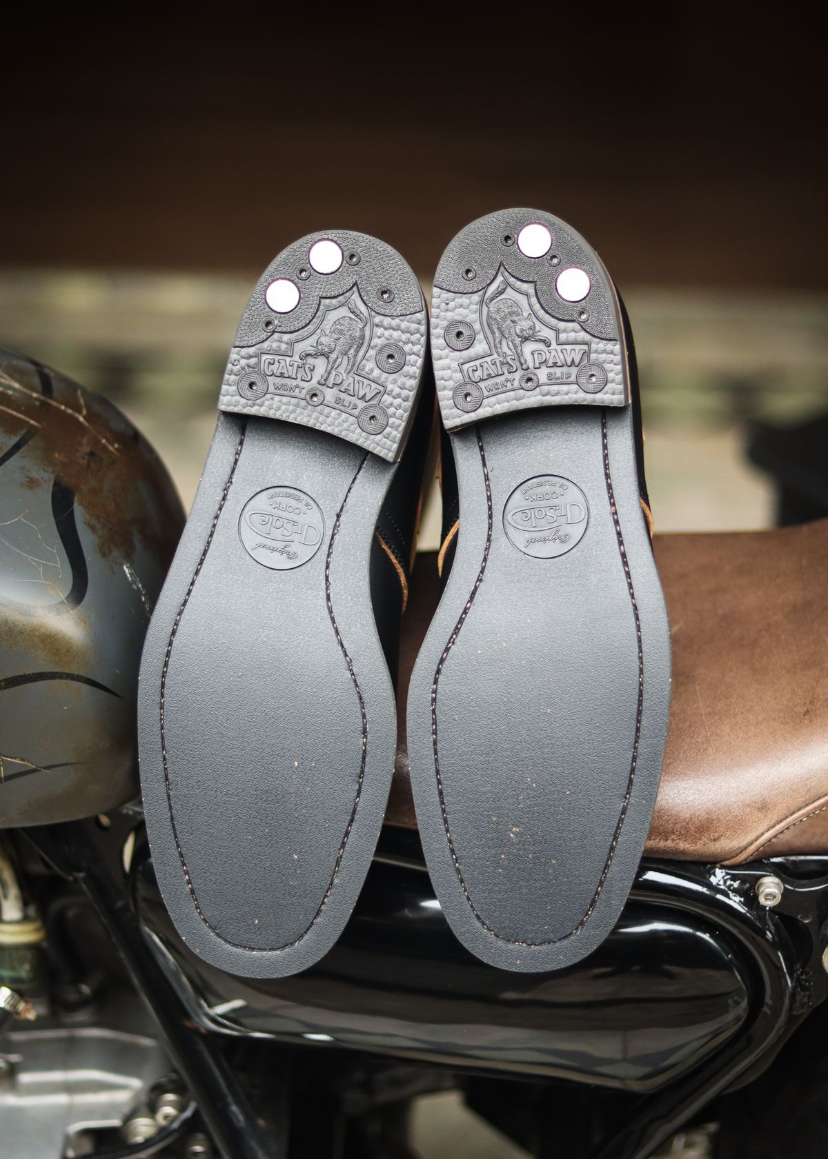 Photo by januardwijuang on September 28, 2025 of the Briselblack The Hanker Tanker Boots in S.B. Foot Tannery Black Dawson.
