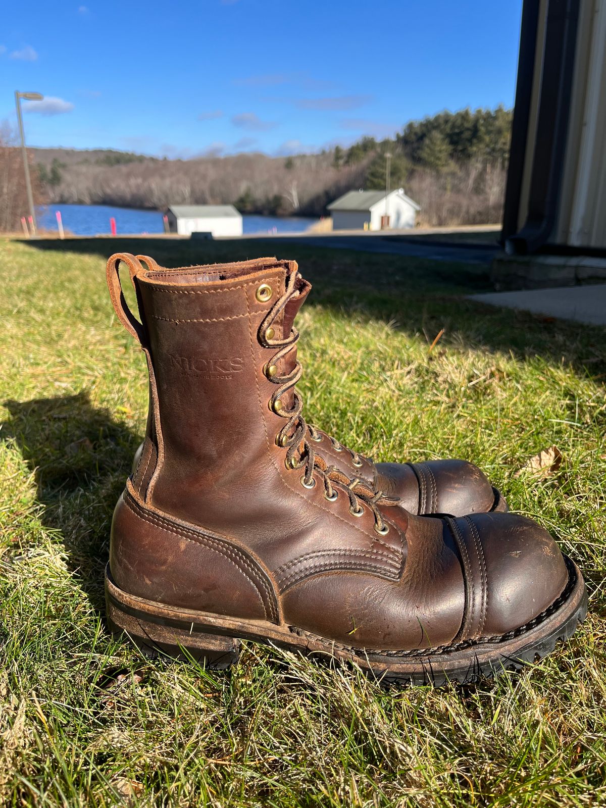 Photo by SirGilbert on January 5, 2024 of the Nicks BuilderPro in Seidel WeatherShield Brown.