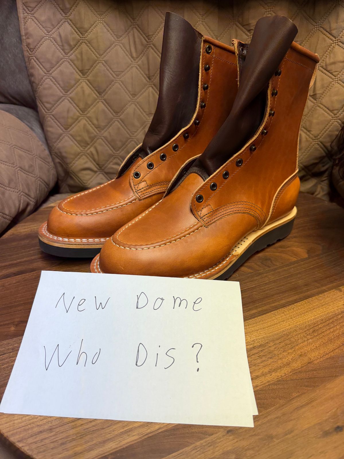 Photo by Mechanical_J on October 2, 2025 of the Nicks DomePro in Wickett & Craig Natural Double Stuffed.