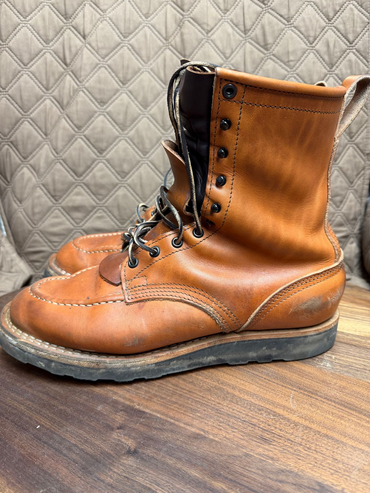 Photo by Mechanical_J on November 3, 2025 of the Nicks DomePro in Wickett & Craig Natural Double Stuffed.