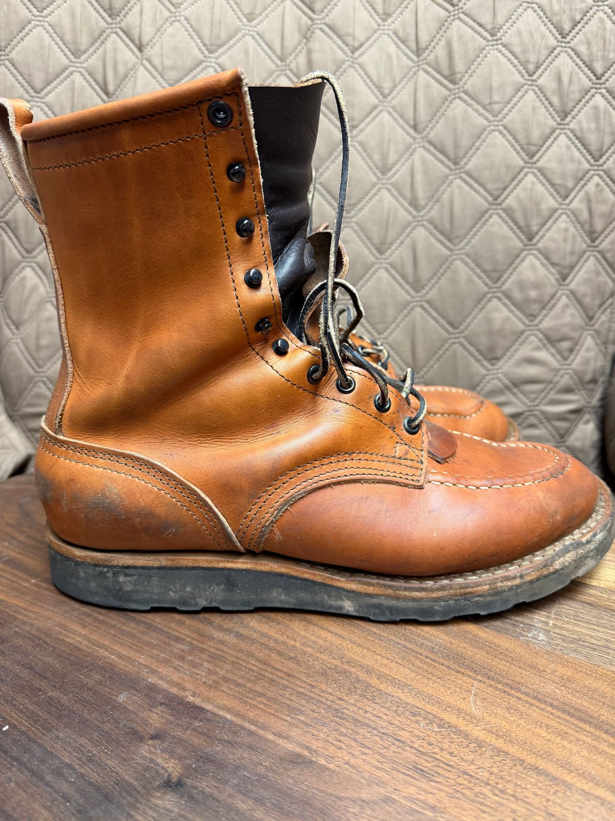 Photo by Mechanical_J on November 3, 2025 of the Nicks DomePro in Wickett & Craig Natural Double Stuffed.