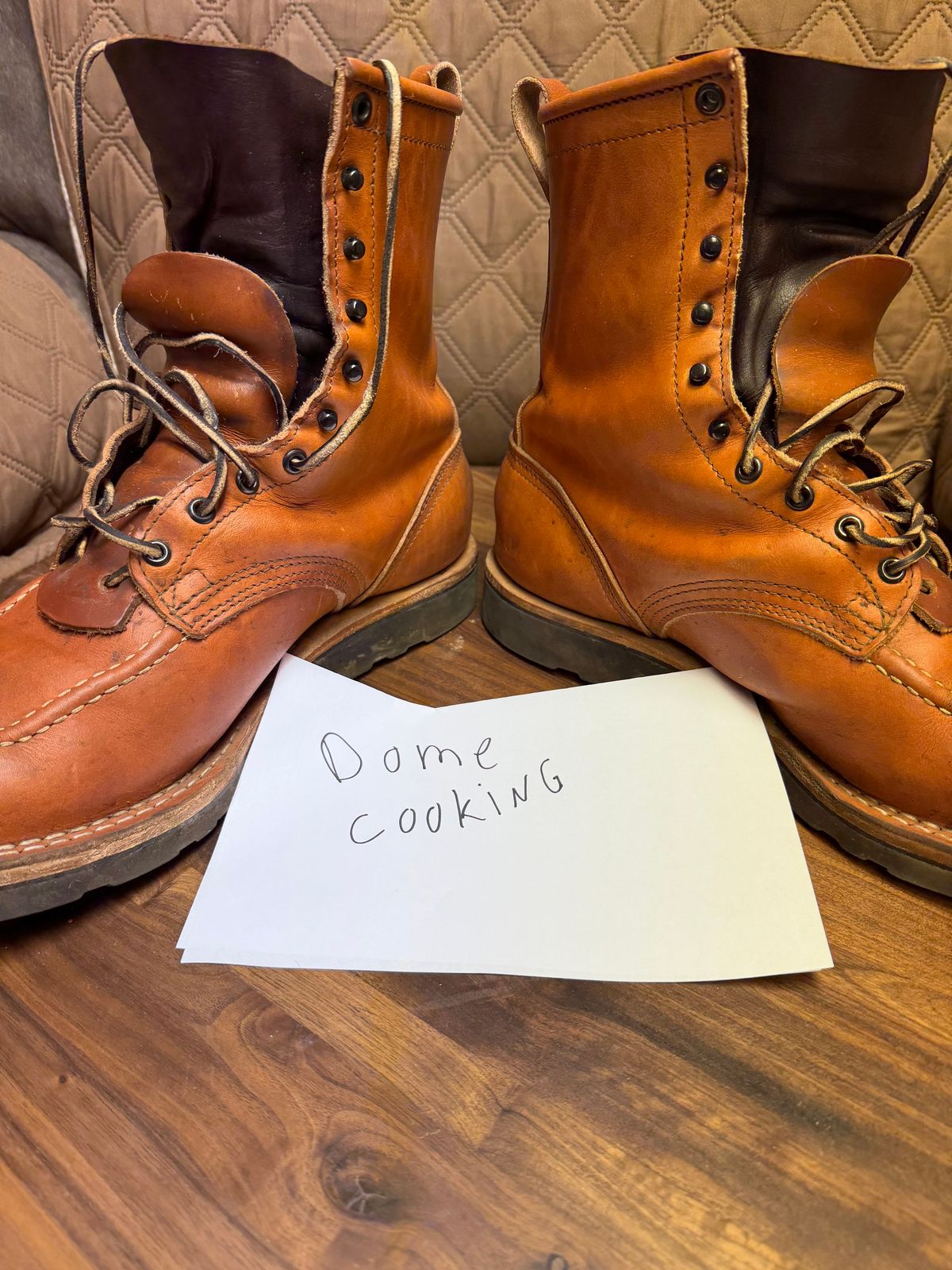 Photo by Mechanical_J on November 3, 2025 of the Nicks DomePro in Wickett & Craig Natural Double Stuffed.