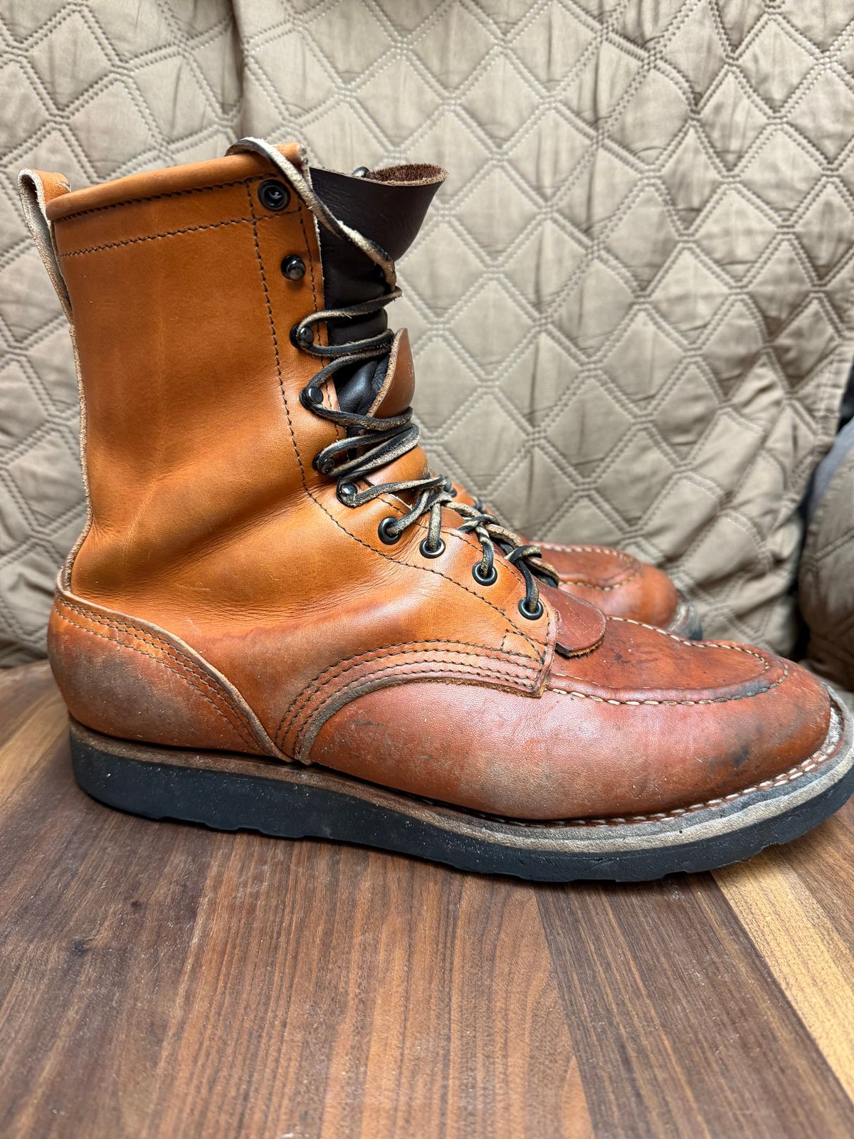 Photo by Mechanical_J on December 5, 2025 of the Nicks DomePro in Wickett & Craig Natural Double Stuffed.