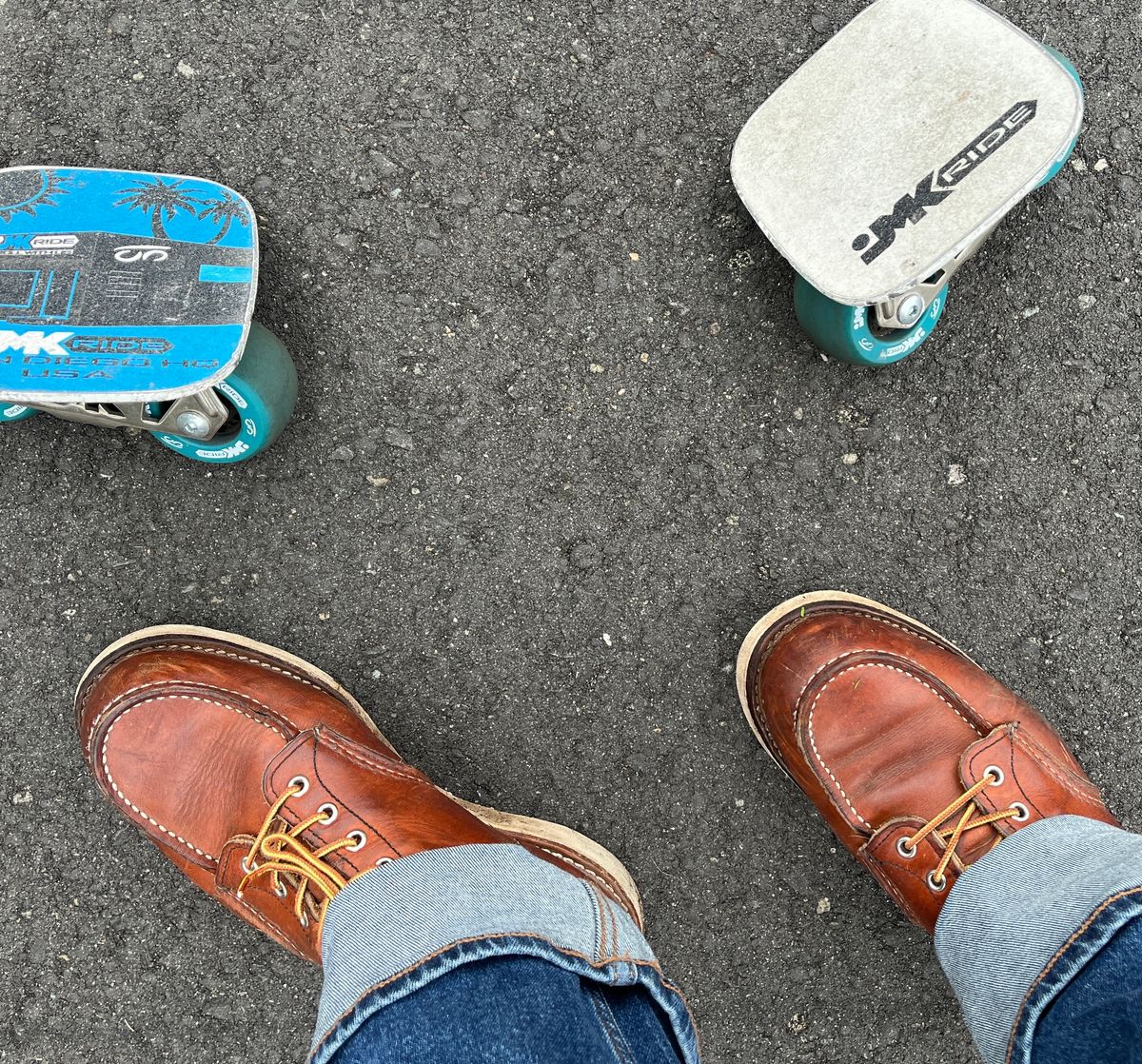 Photo by markiwang on February 2, 2024 of the Red Wing 8-Inch Classic Moc in S.B. Foot Oro Legacy.