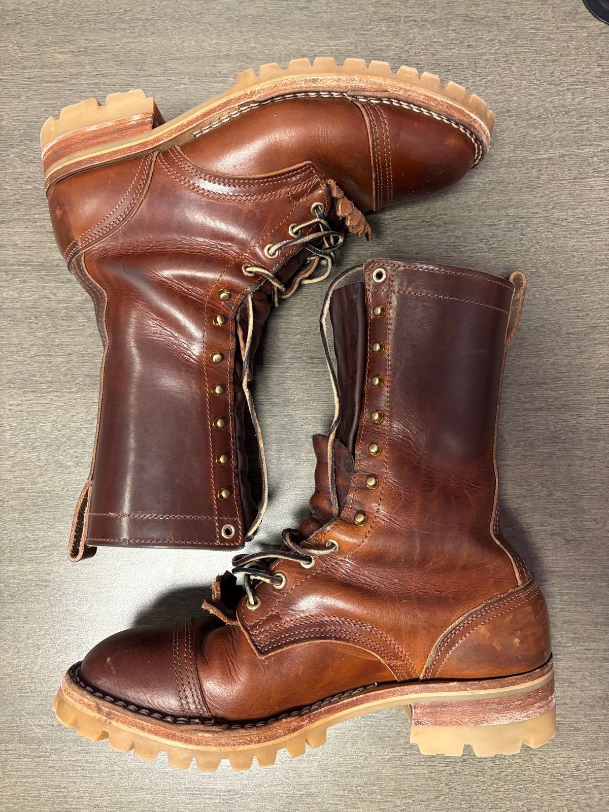 Photo by drunkishly on December 3, 2025 of the Nicks X Parkhurst V3 in Wickett & Craig Buck Brown Double Stuffed.