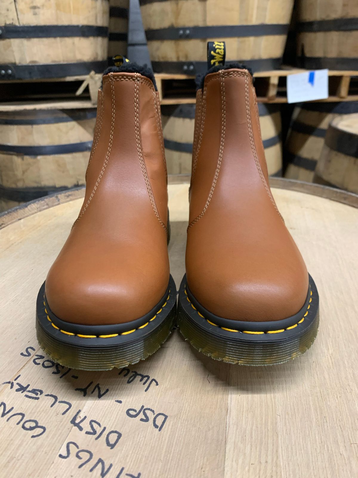 Photo by graceayano on October 3, 2022 of the Dr. Martens 2976 DM's Wintergrip Chelsea Boots in Tan Blizzard WP.