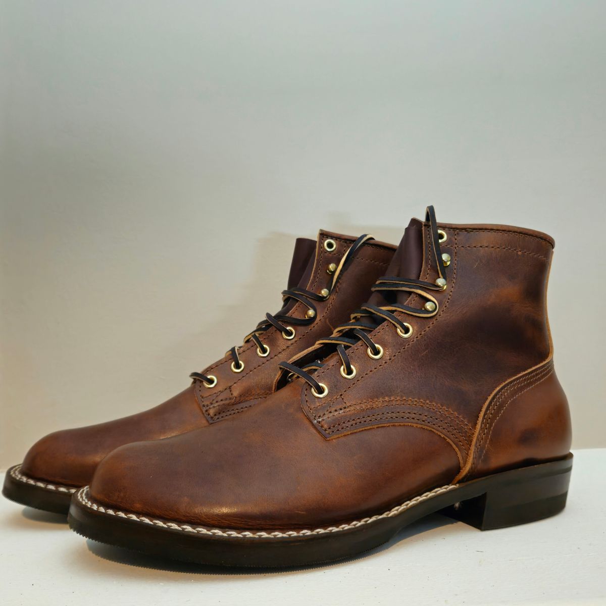 Photo by kudusole on October 12, 2024 of the Nicks Lace Up Heritage in Italian Brown Cypress.