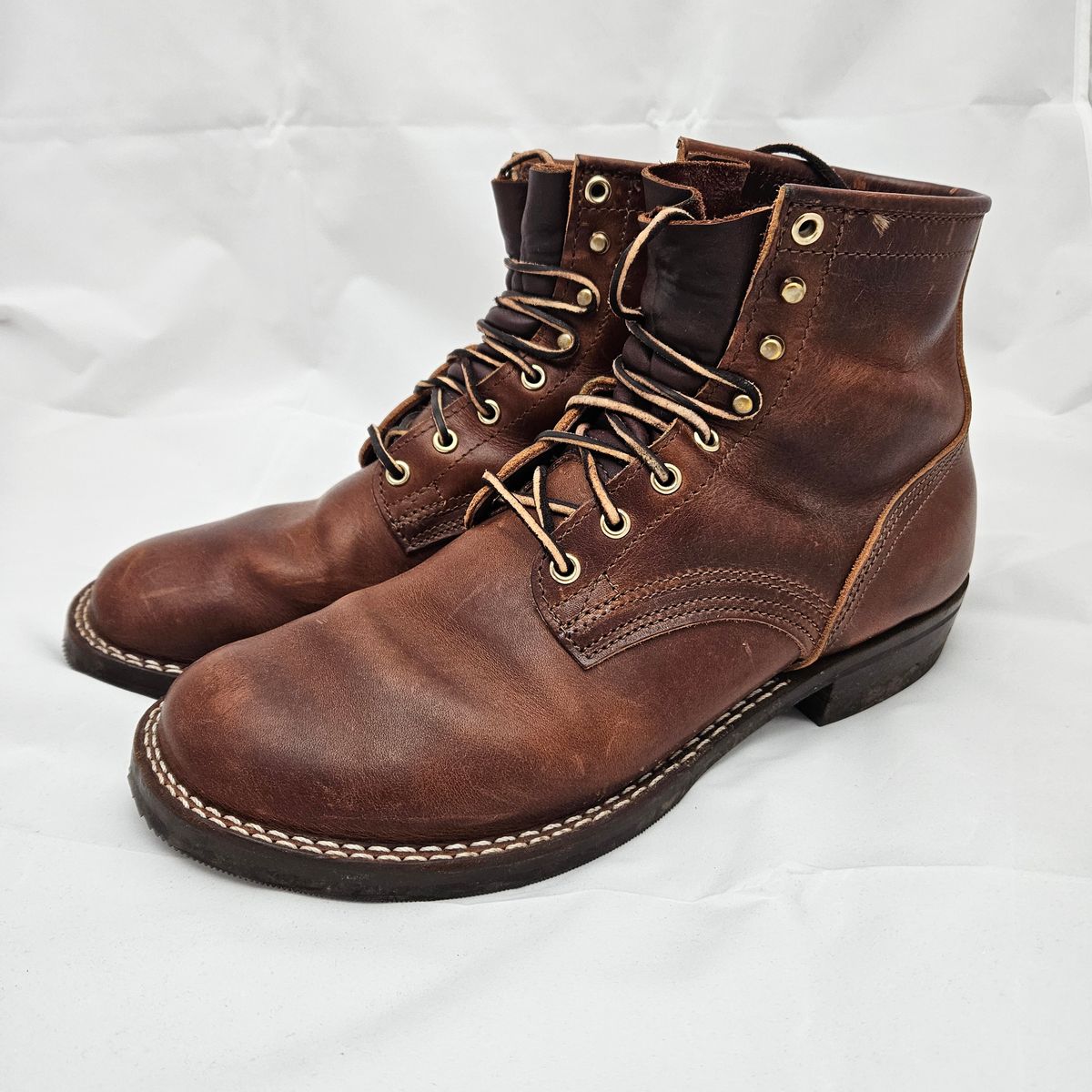 Photo by kudusole on November 5, 2024 of the Nicks Lace Up Heritage in Italian Brown Cypress.