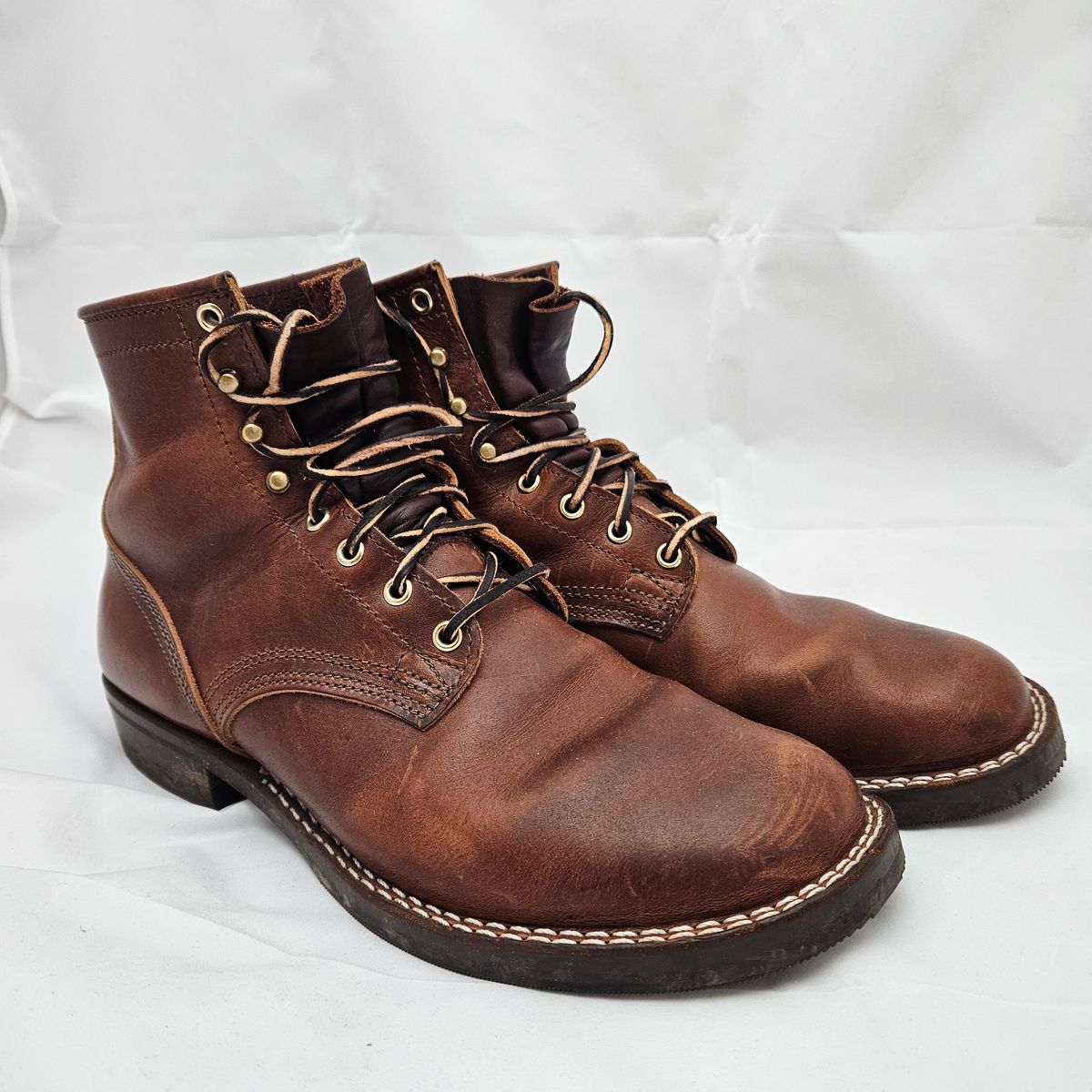 Photo by kudusole on November 5, 2024 of the Nicks Lace Up Heritage in Italian Brown Cypress.
