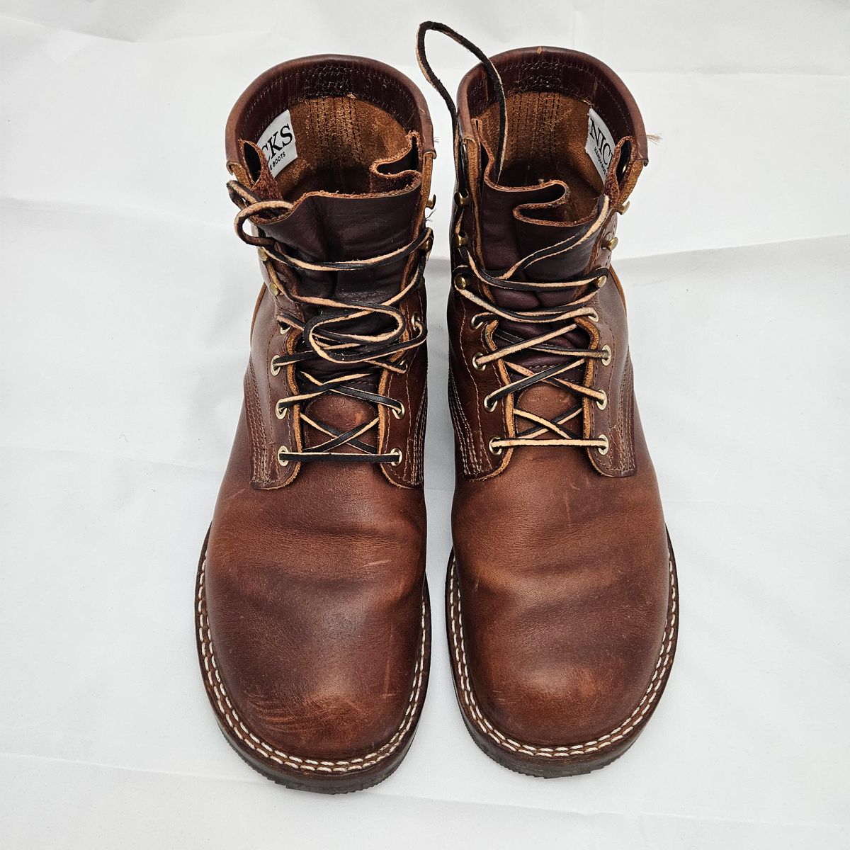 Photo by kudusole on November 5, 2024 of the Nicks Lace Up Heritage in Italian Brown Cypress.