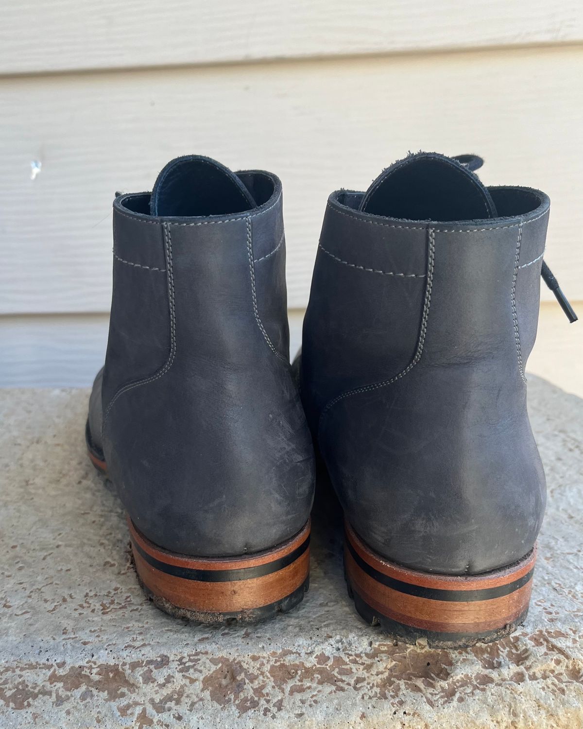 Photo by leviathan on January 4, 2024 of the Blkbrd Shoemaker Luchador Service Boot in Unknown Leather.