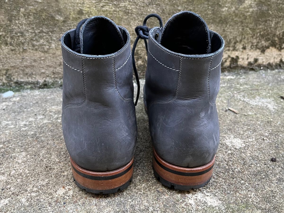 Photo by leviathan on February 5, 2024 of the Blkbrd Shoemaker Luchador Service Boot in Unknown Leather.