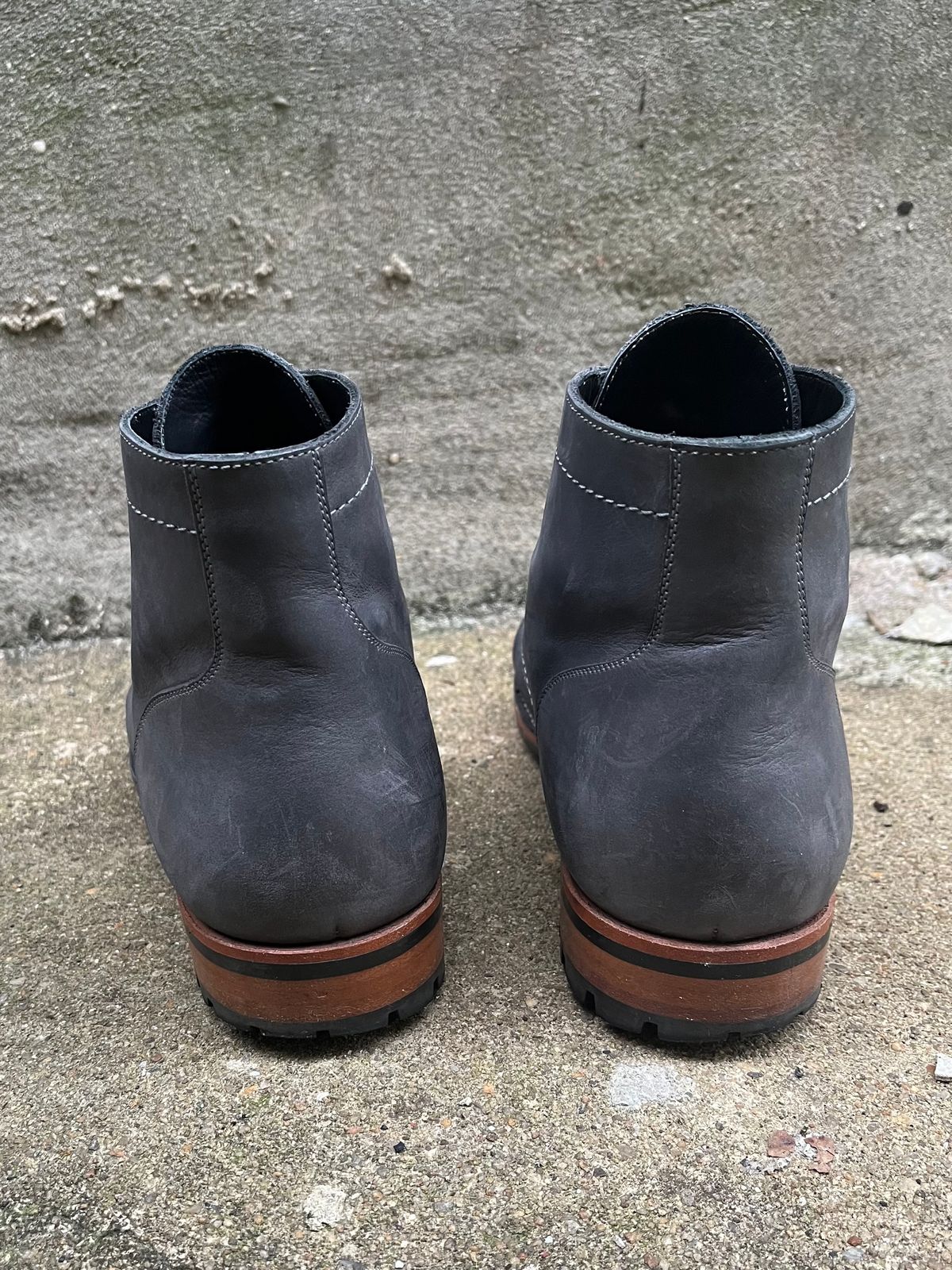 Photo by leviathan on March 1, 2024 of the Blkbrd Shoemaker Luchador Service Boot in Unknown Leather.