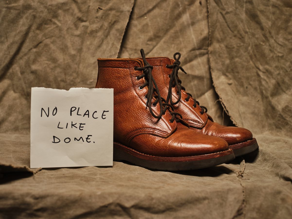 Photo by Chickenman on November 4, 2022 of the Anastazi Service Boot in Whiskey Veg-Tanned Calfskin.