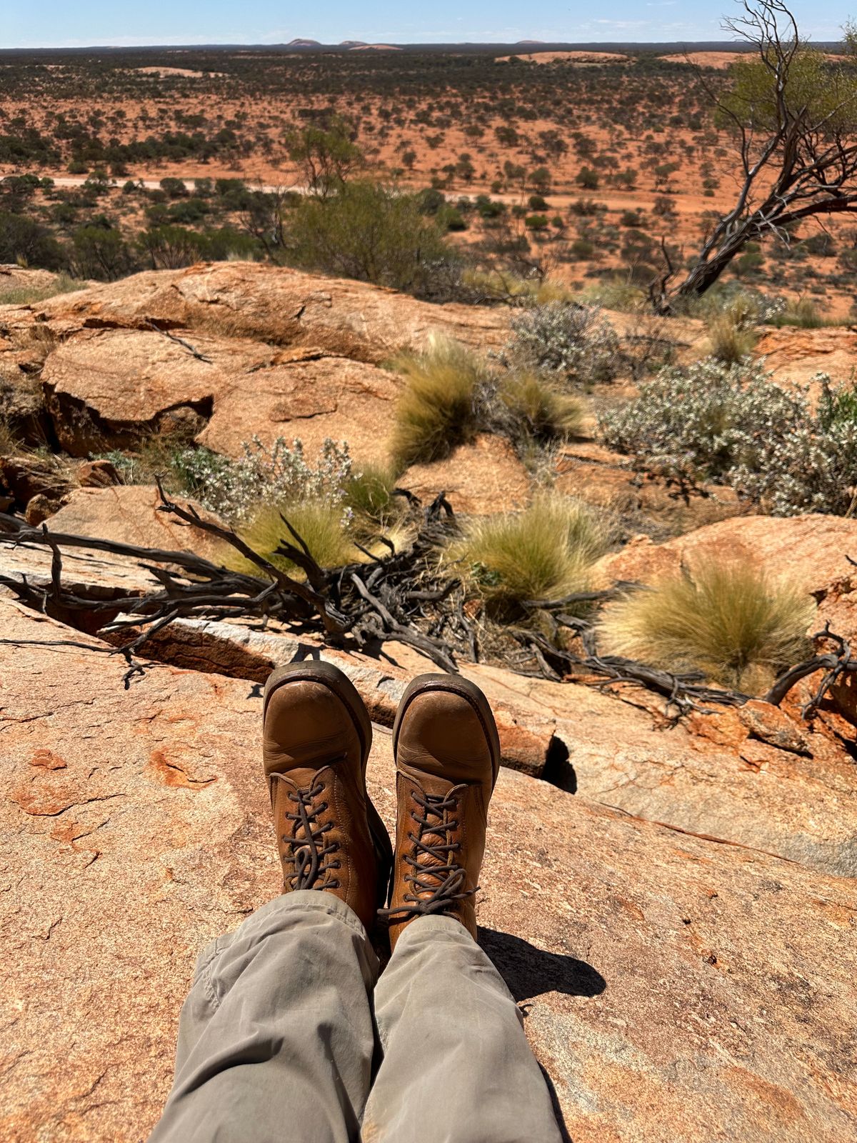 Photo by Chickenman on March 9, 2023 of the Anastazi Service Boot in Whiskey Veg-Tanned Calfskin.