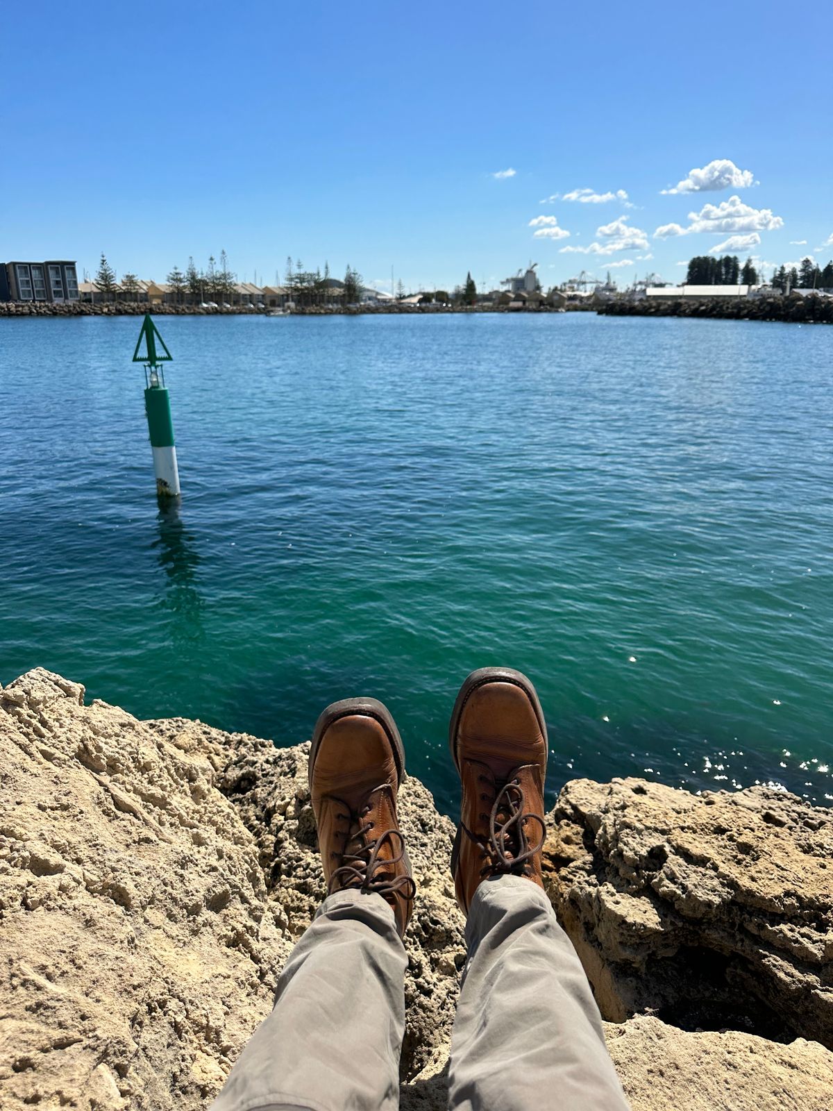 Photo by Chickenman on April 6, 2023 of the Anastazi Service Boot in Whiskey Veg-Tanned Calfskin.