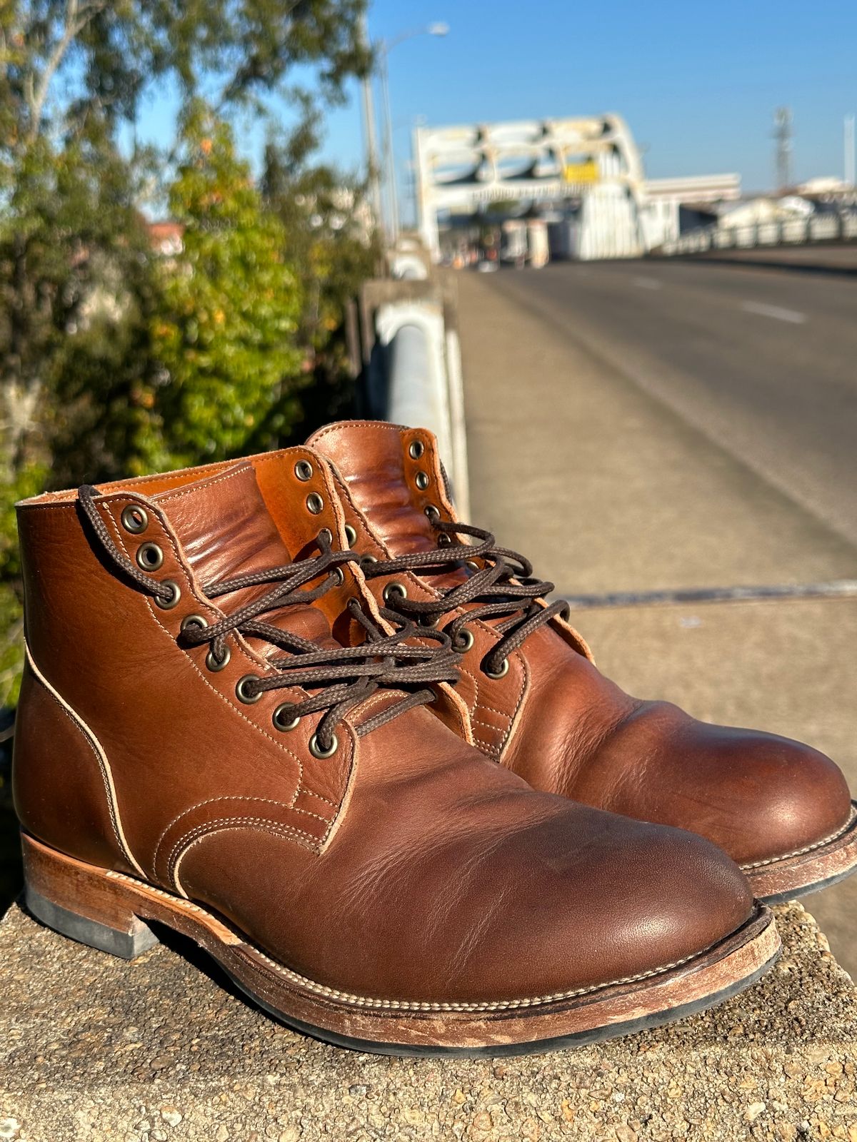 Photo by Chickenman on November 4, 2023 of the Viberg Service Boot in Tempesti Elbamatt.